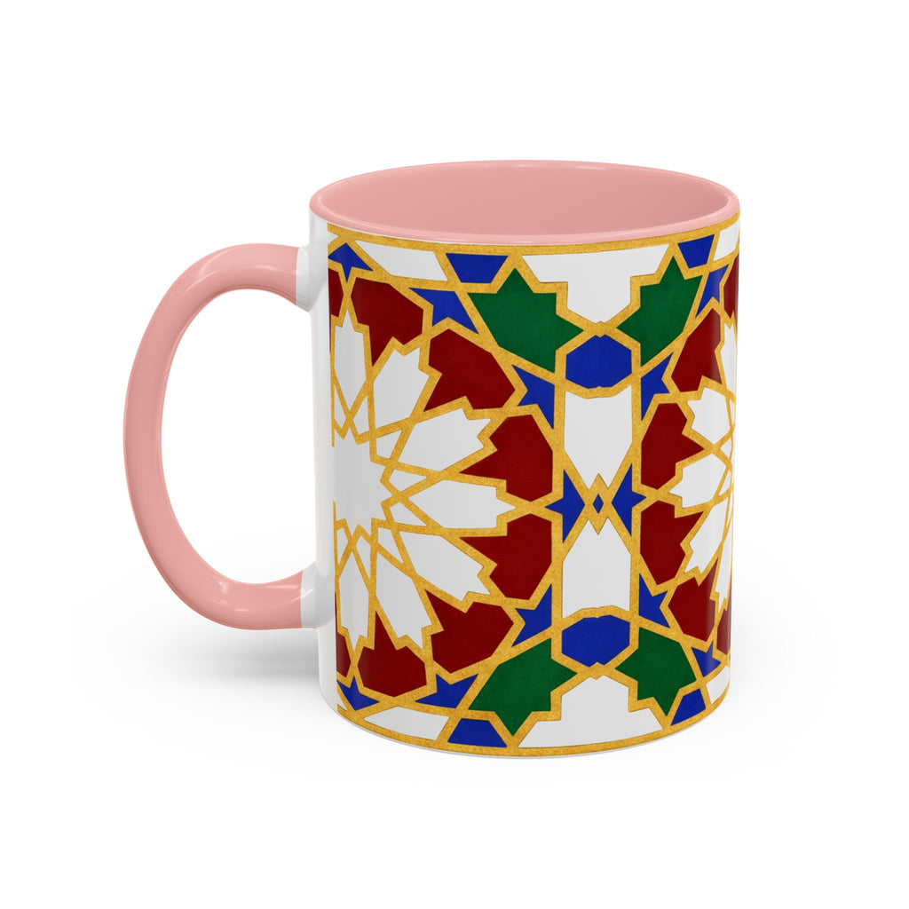Geometric Moroccan Tile Mug | Accent Coffee Mug