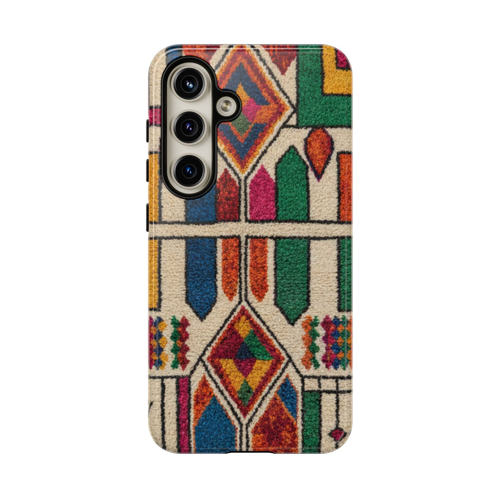 Colorful Moroccan Berber Pattern Phone Case | Tough Cases