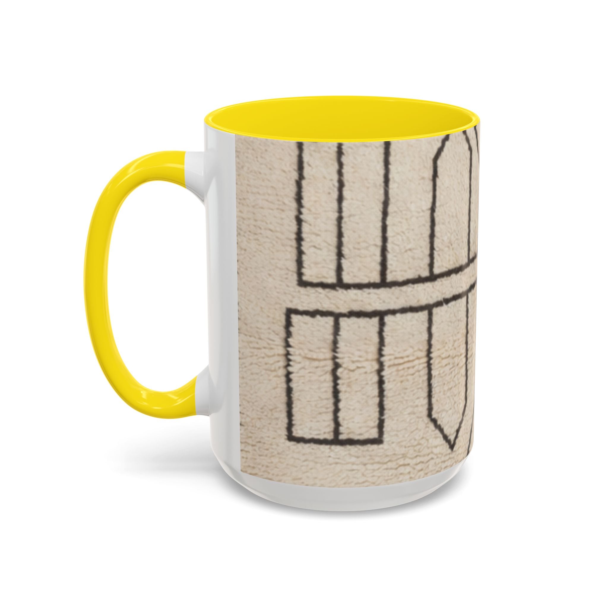 Neutral Geometric Pattern Mug | Accent Coffee Mug 11oz 15oz