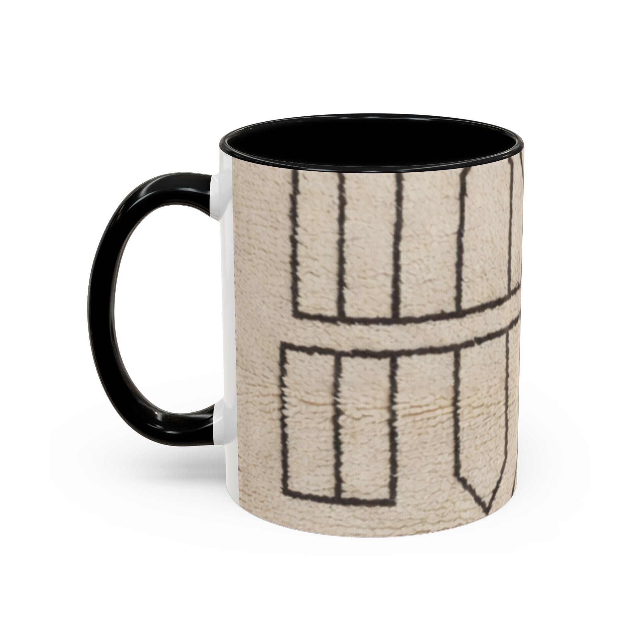 Neutral Geometric Pattern Mug | Accent Coffee Mug 11oz 15oz