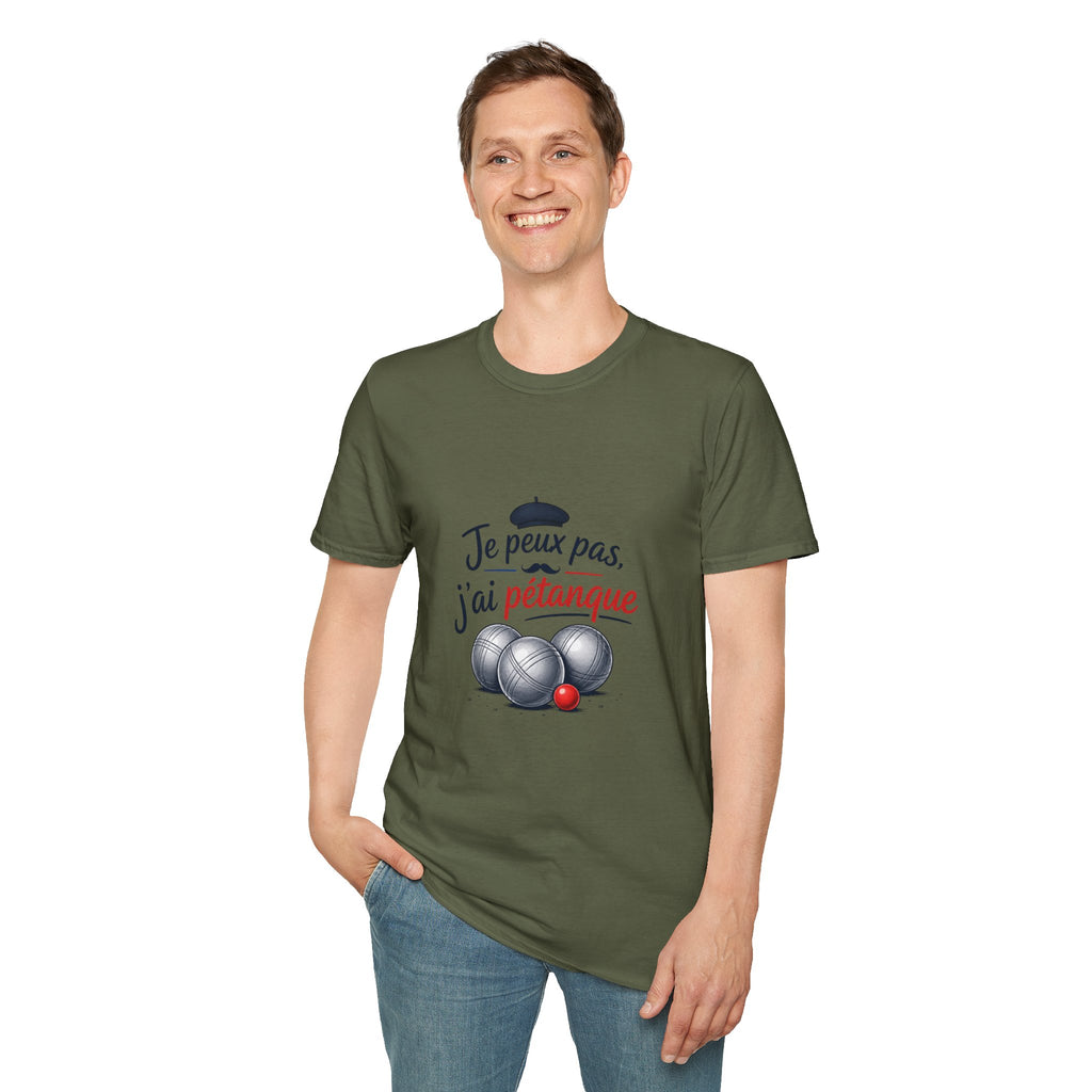 Je peux pas j'ai pétanque T-Shirt | French petanque design, boules graphic