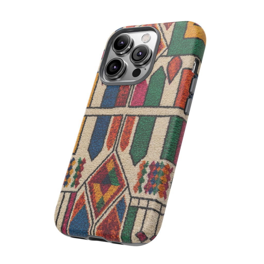 Colorful Moroccan Berber Pattern Phone Case | Tough Cases