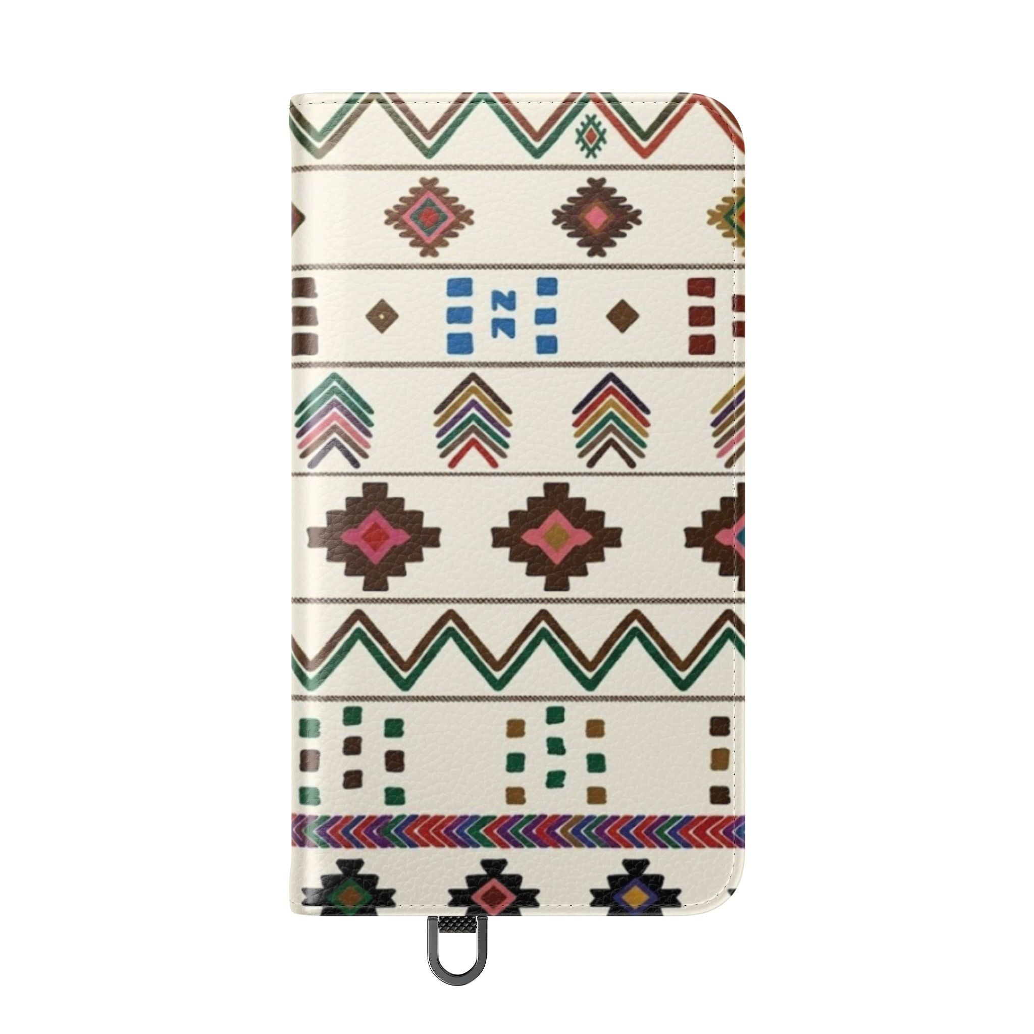 Southwestern Aztec Pattern Flip Case | Tribal Phone Wallet, Card Slots