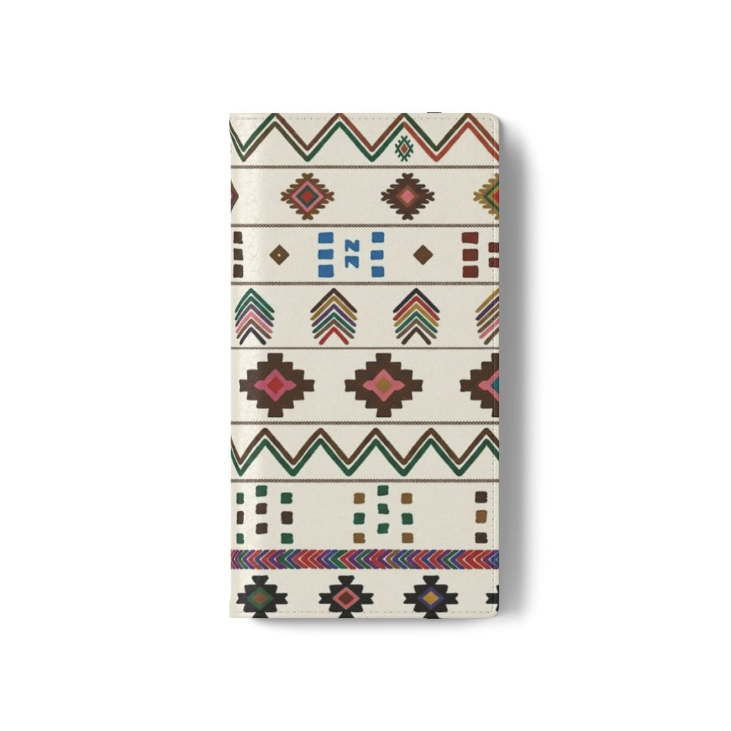 Southwestern Aztec Pattern Flip Case | Tribal Phone Wallet, Card Slots