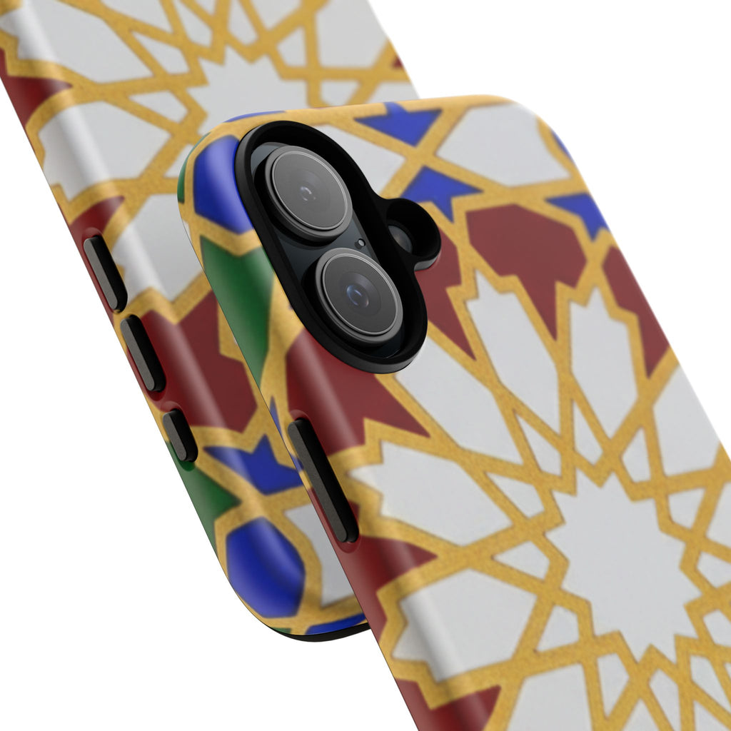Geometric Moroccan Pattern Tough Case | Colorful Mosaic Phone Cover