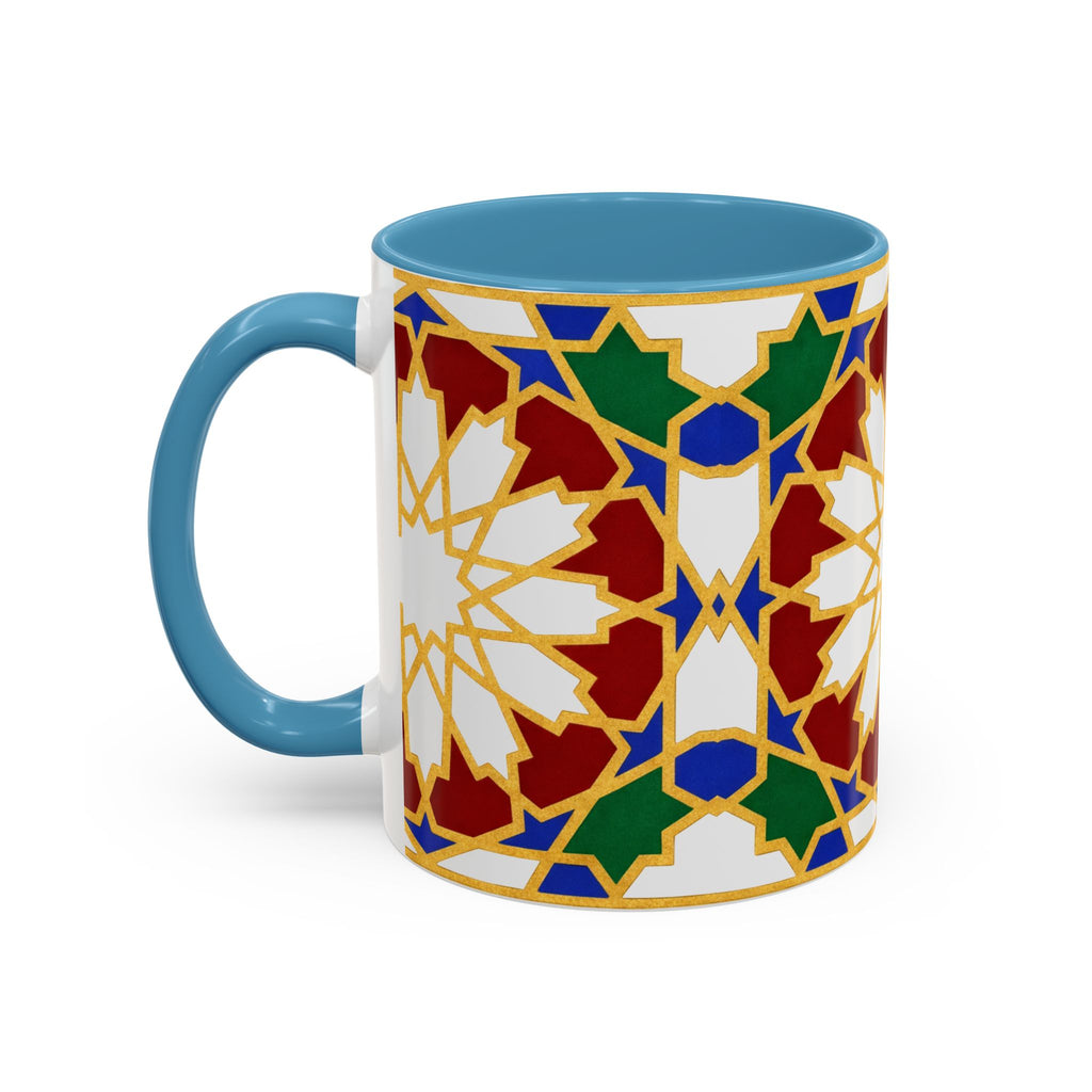 Geometric Moroccan Tile Mug | Accent Coffee Mug