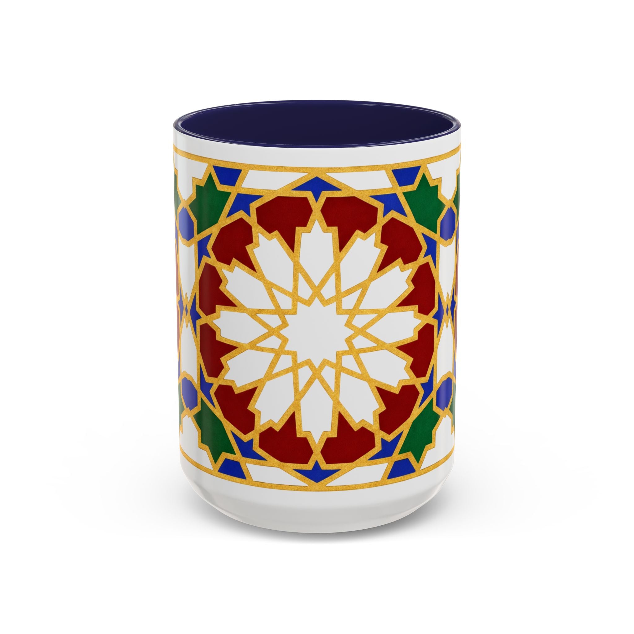 Geometric Moroccan Tile Mug | Accent Coffee Mug