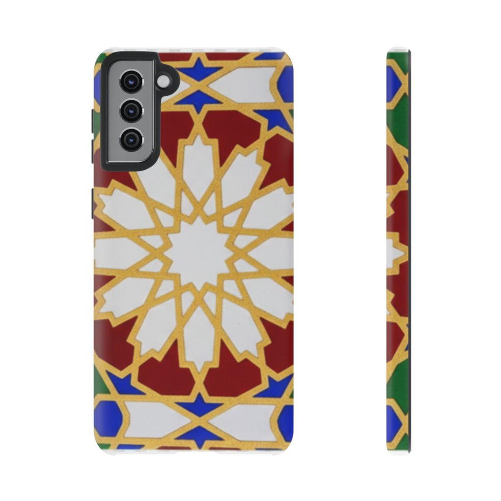Geometric Moroccan Pattern Tough Case | Colorful Mosaic Phone Cover