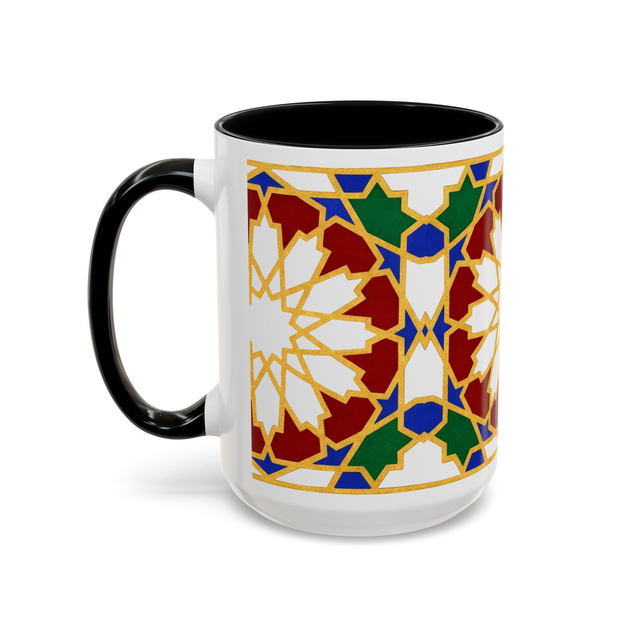 Geometric Moroccan Tile Mug | Accent Coffee Mug