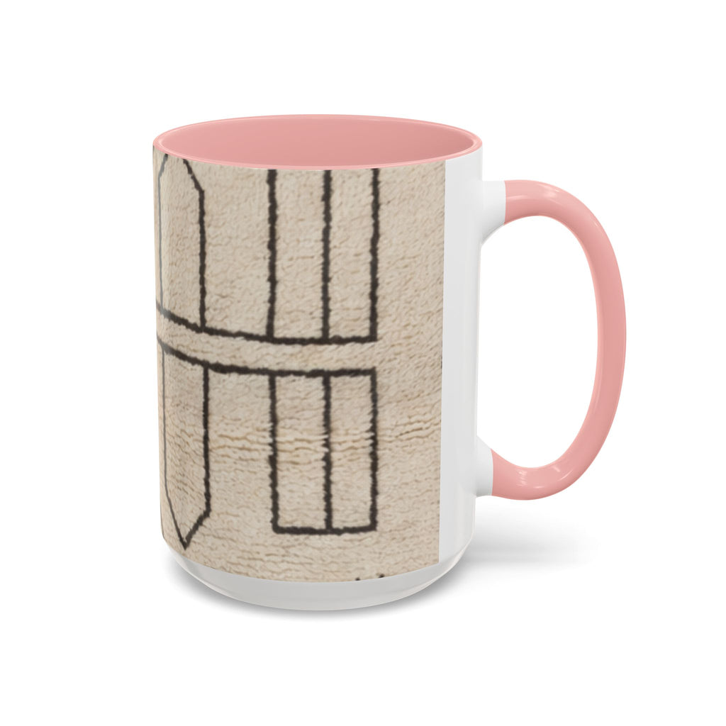 Neutral Geometric Pattern Mug | Accent Coffee Mug 11oz 15oz