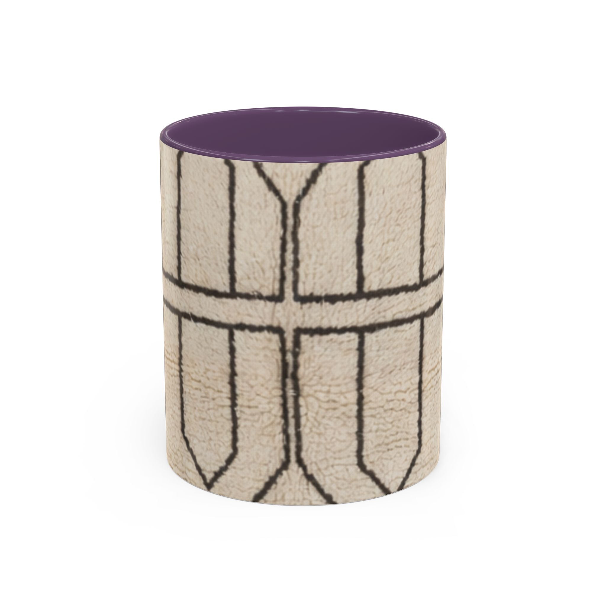 Neutral Geometric Pattern Mug | Accent Coffee Mug 11oz 15oz