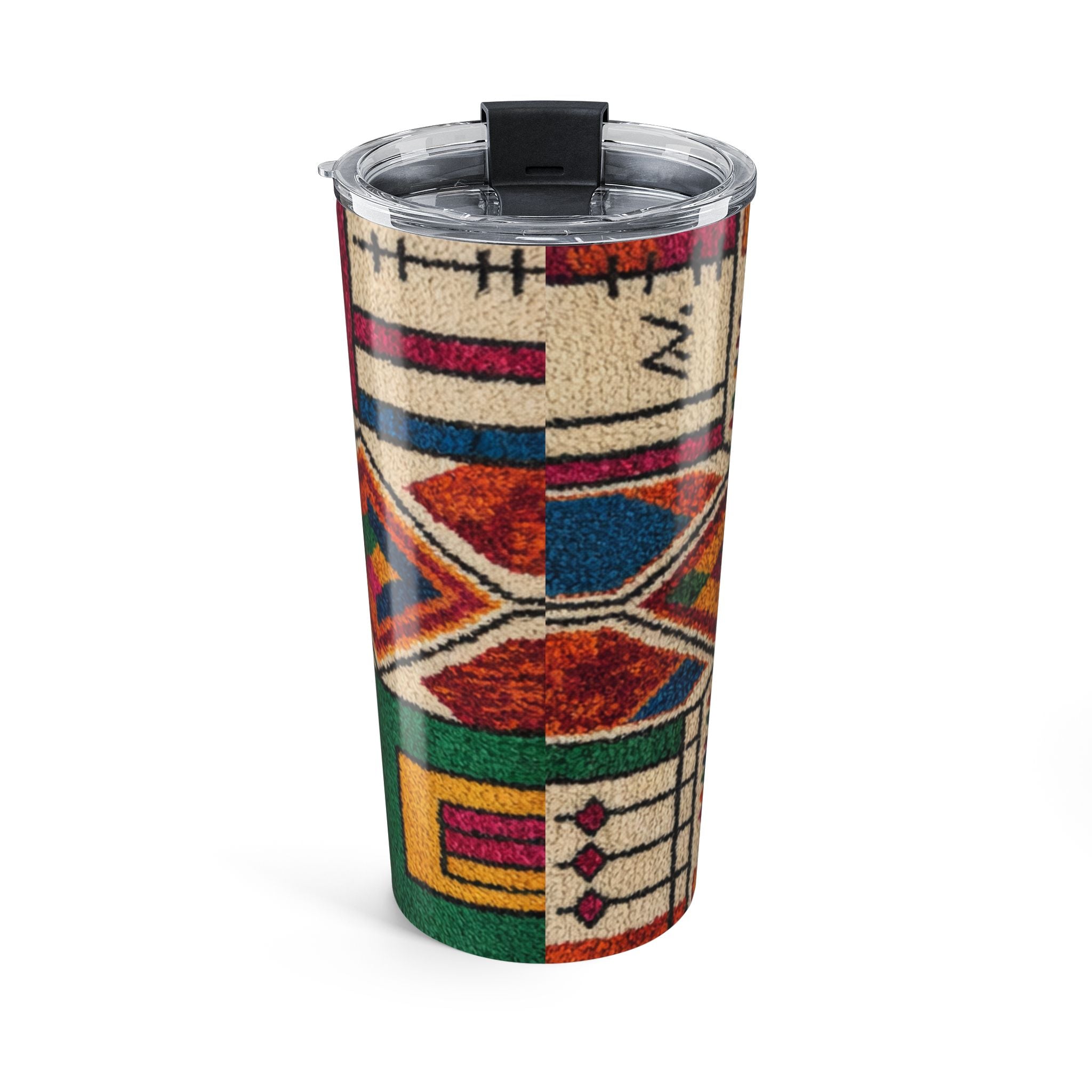 Southwestern Pattern Tumbler 20oz | Aztec Navajo Geometric Travel Cup
