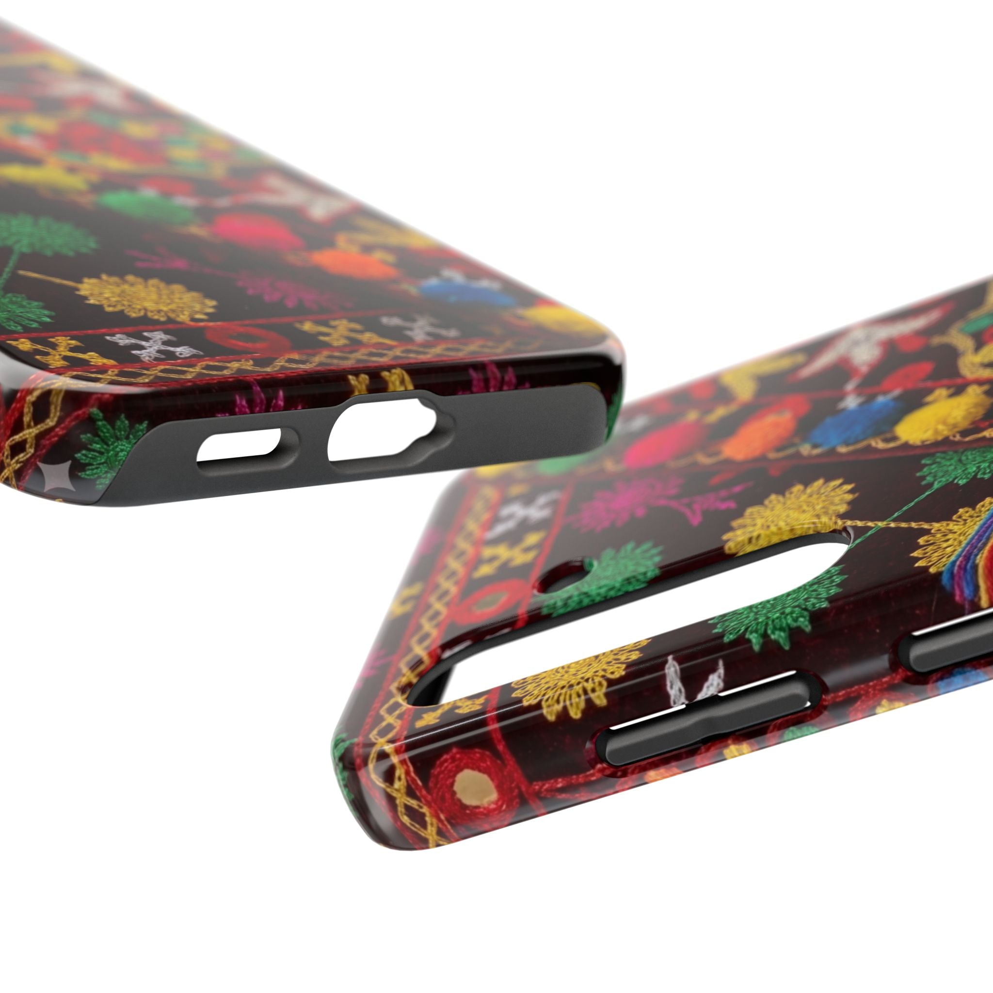 Colorful Pom Pom Pattern Phone Case | Tough Phone Case