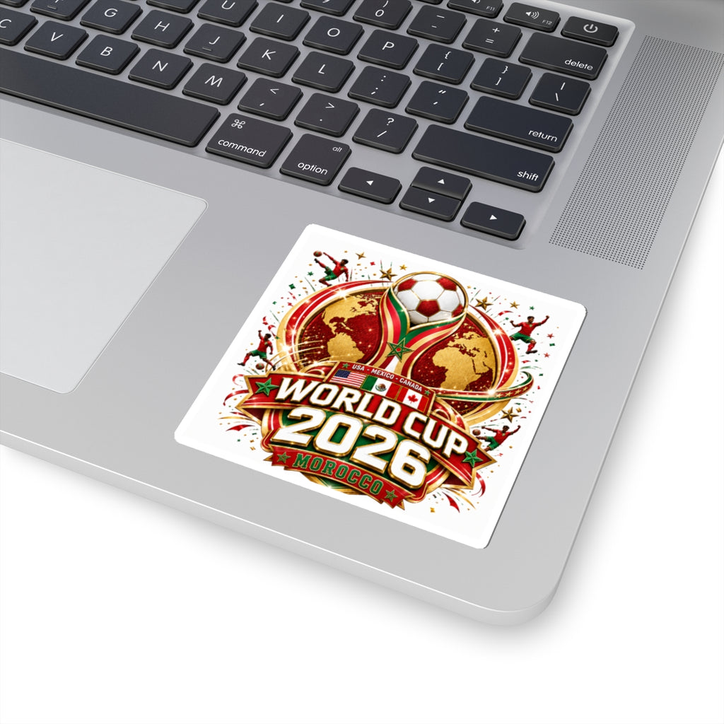 World Cup 2026 Morocco Football Team Sticker | Kiss-Cut Sticker