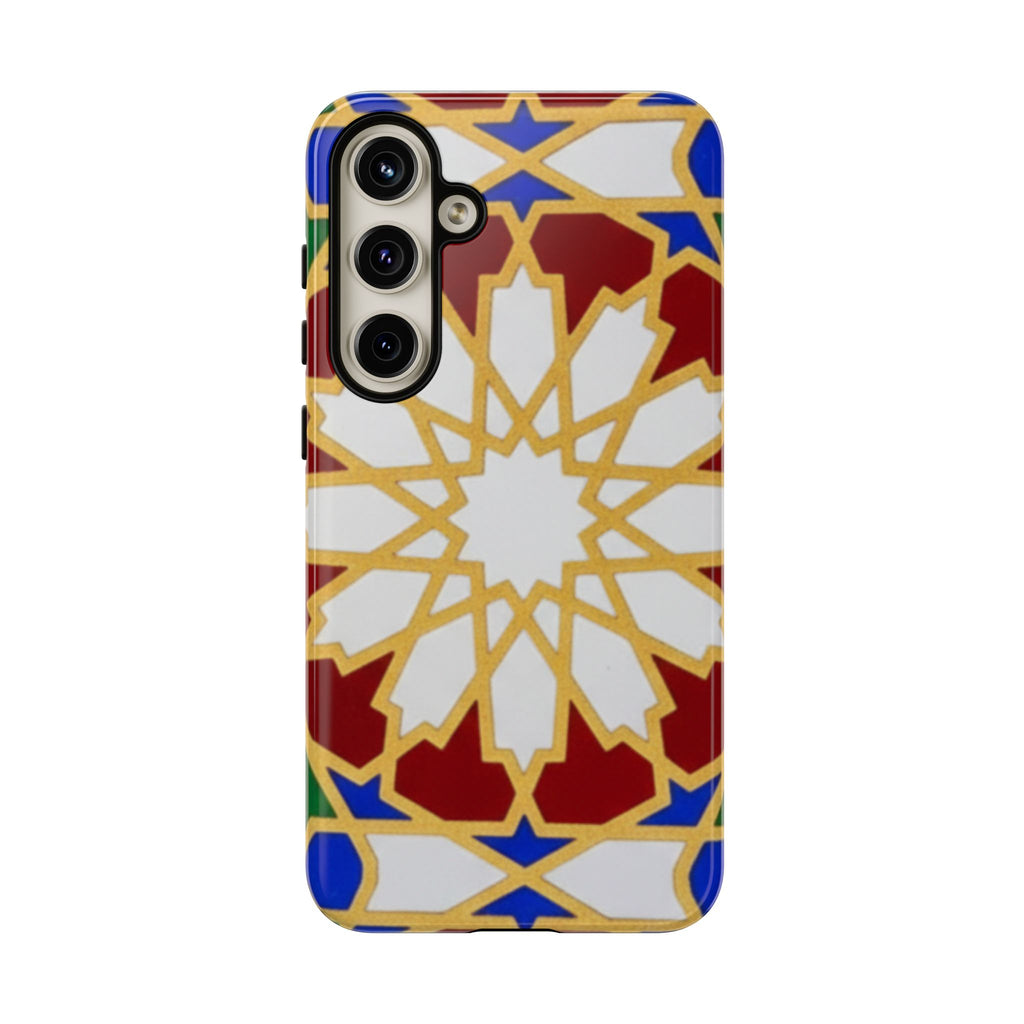 Geometric Moroccan Pattern Tough Case | Colorful Mosaic Phone Cover