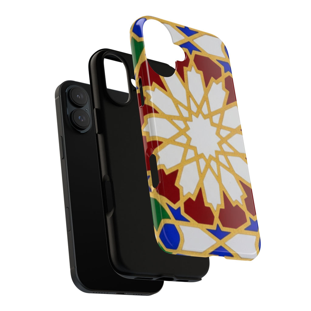 Geometric Moroccan Pattern Tough Case | Colorful Mosaic Phone Cover