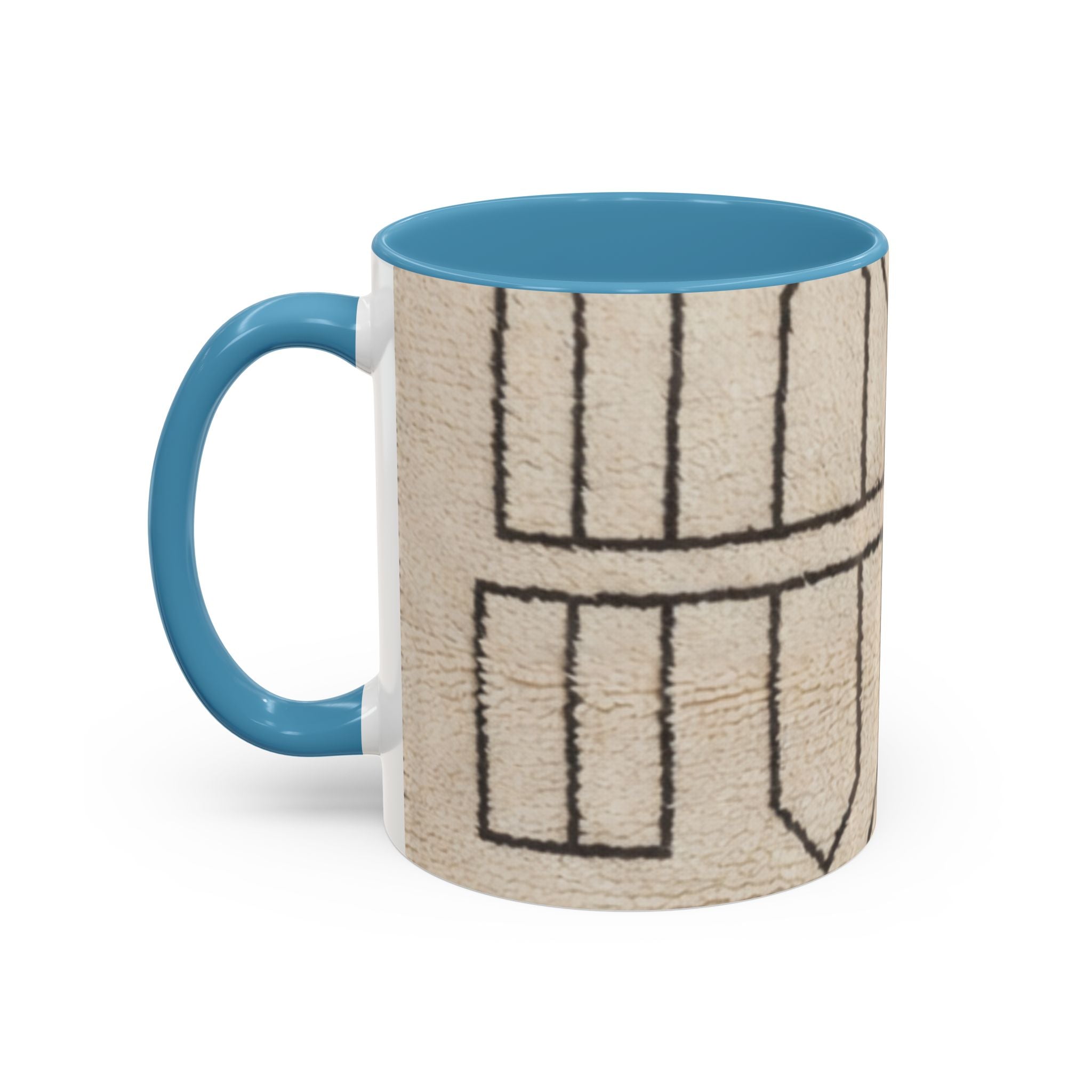 Neutral Geometric Pattern Mug | Accent Coffee Mug 11oz 15oz