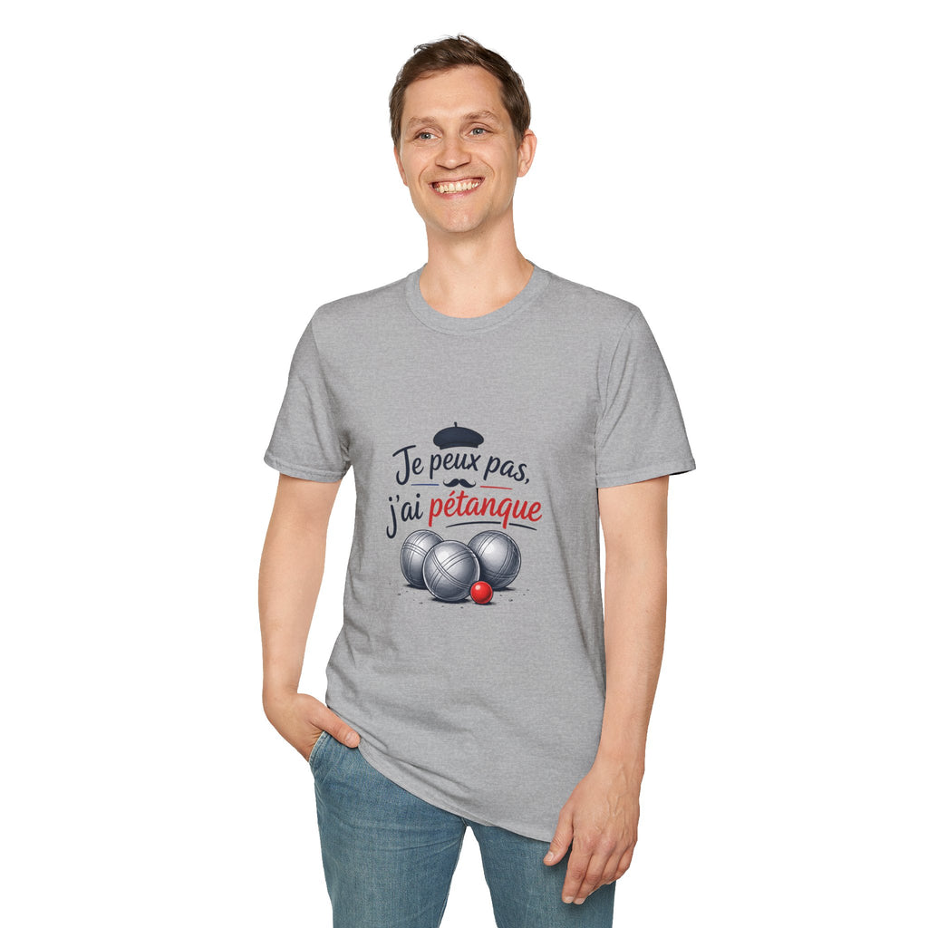 Je peux pas j'ai pétanque T-Shirt | French petanque design, boules graphic