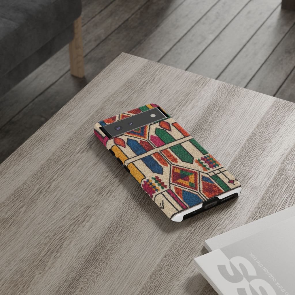 Colorful Moroccan Berber Pattern Phone Case | Tough Cases