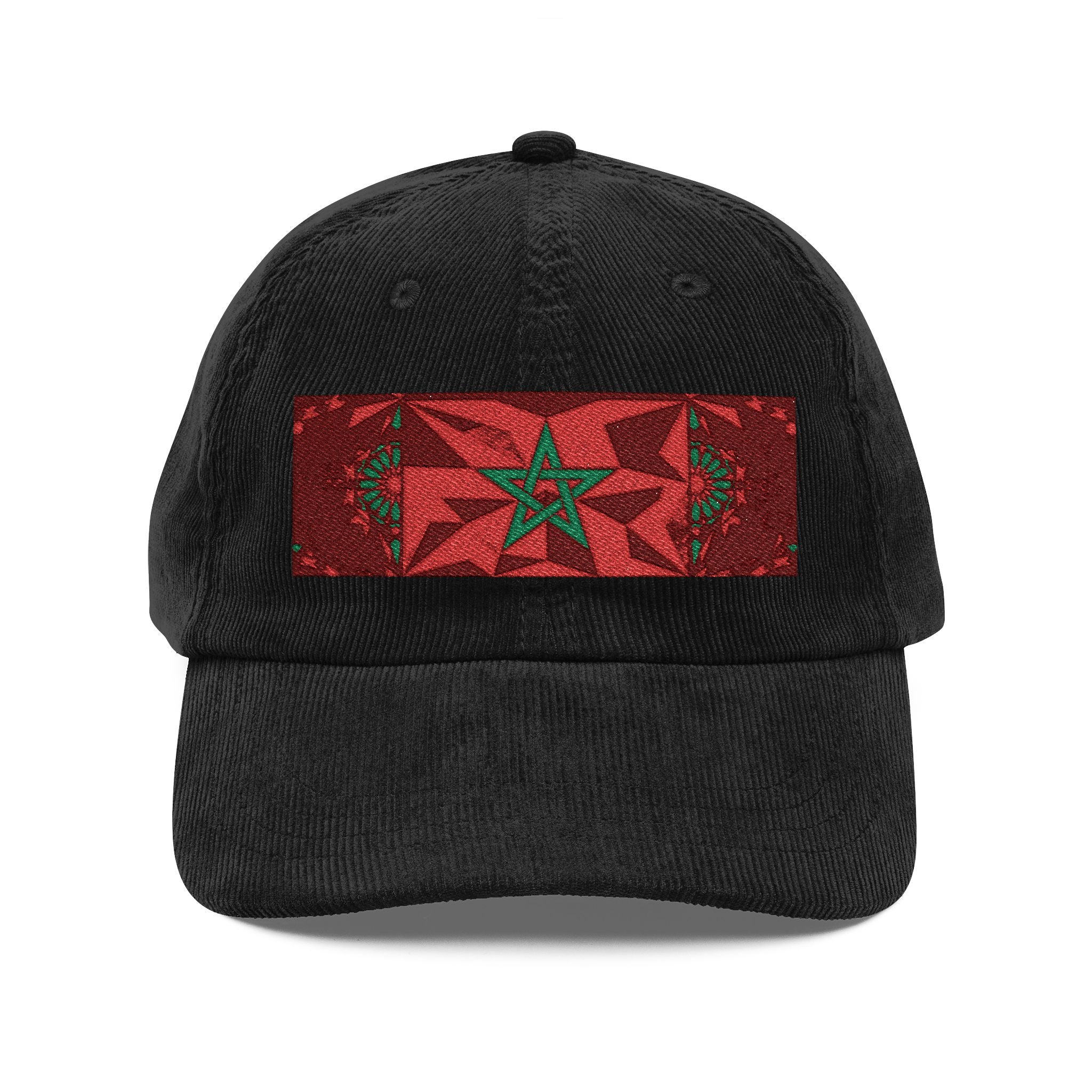 Vintage Morocco flag Cap | Corduroy Baseball Hat