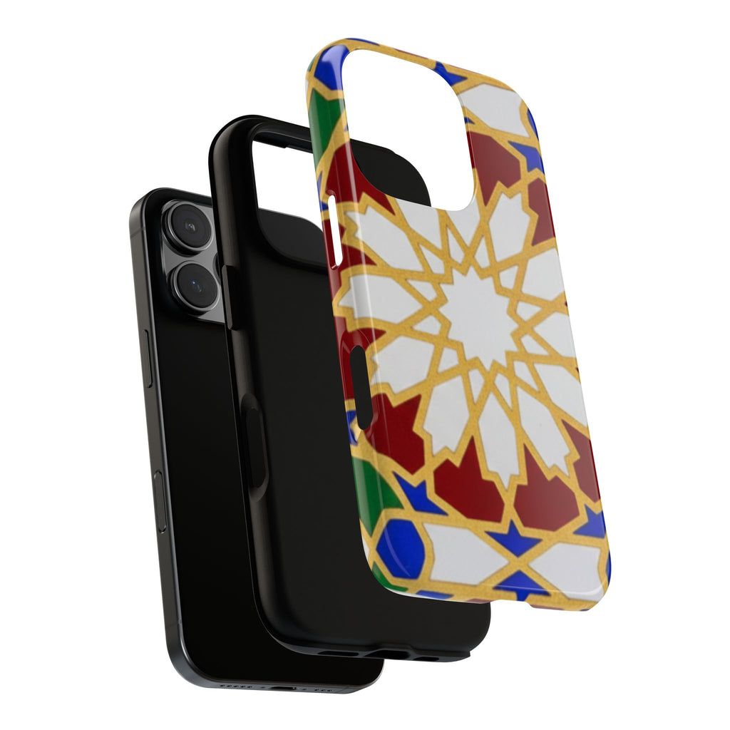 Geometric Moroccan Pattern Tough Case | Colorful Mosaic Phone Cover