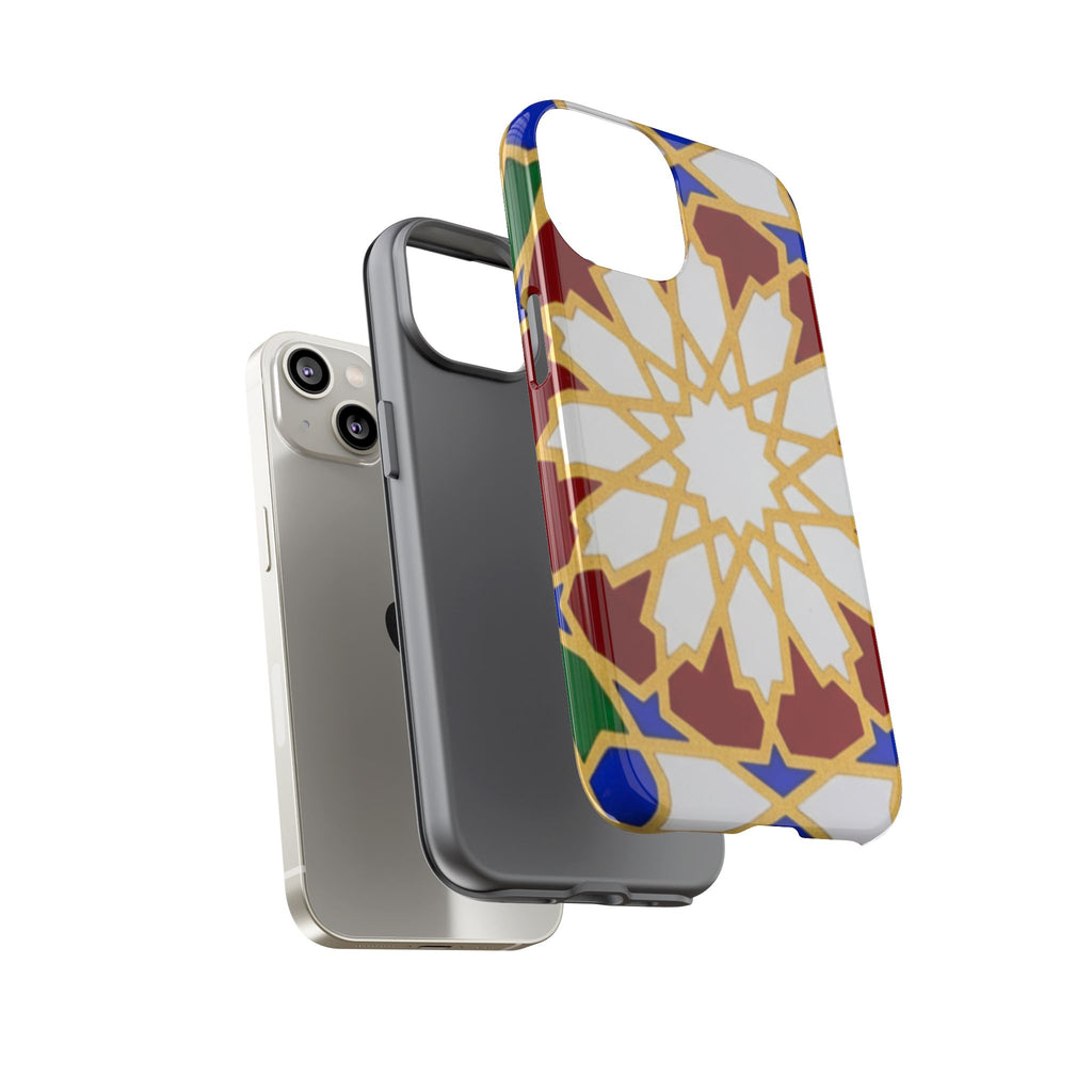 Geometric Moroccan Pattern Tough Case | Colorful Mosaic Phone Cover