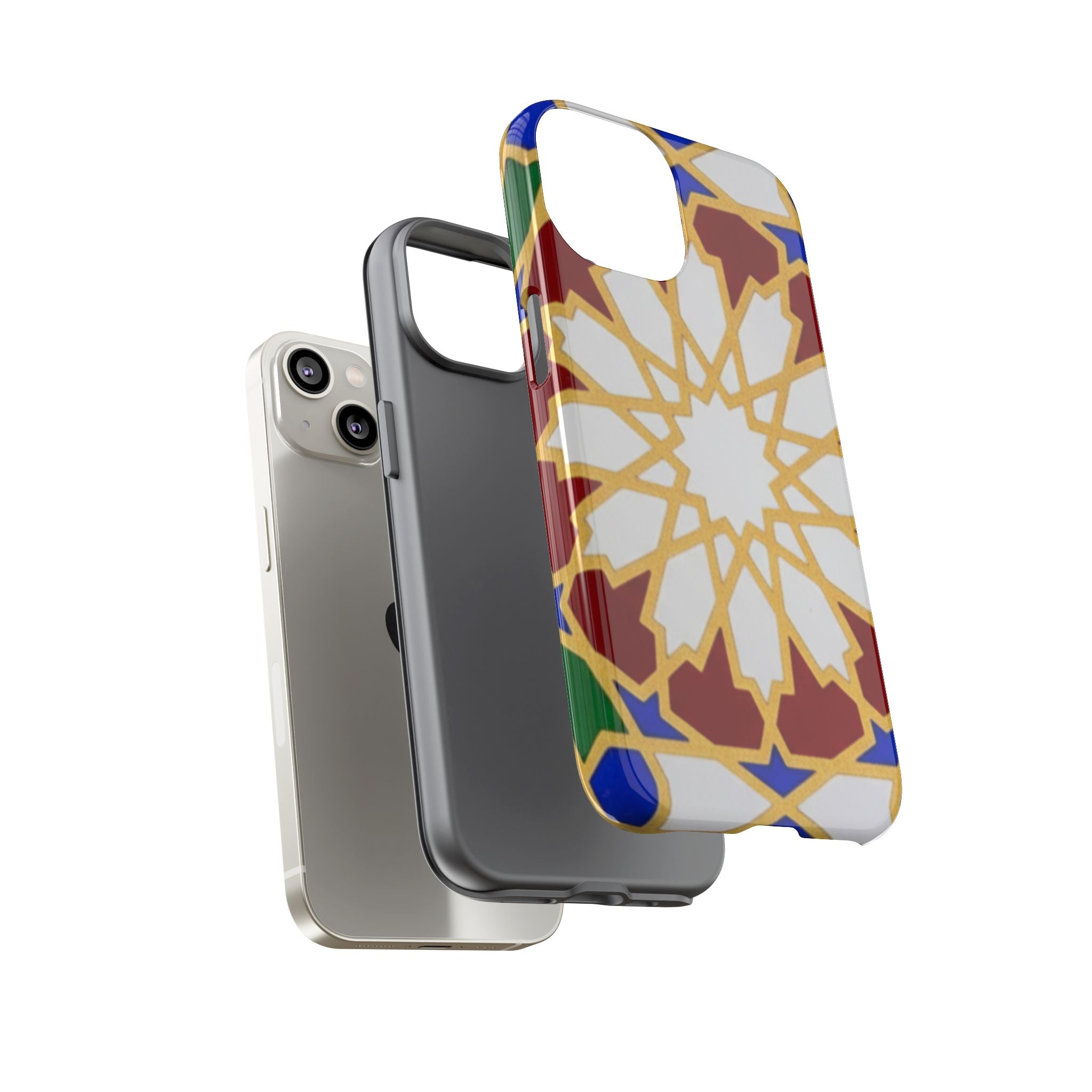 Geometric Moroccan Pattern Tough Case | Colorful Mosaic Phone Cover