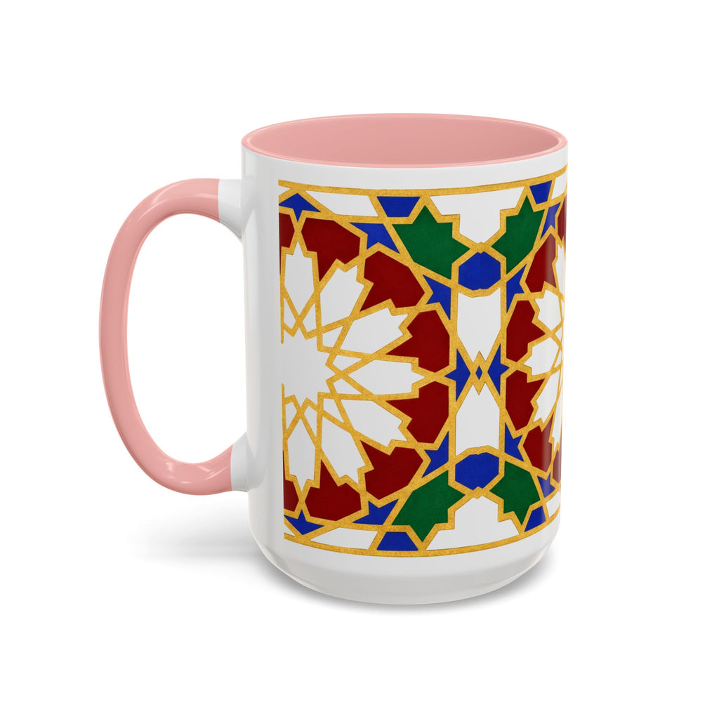 Geometric Moroccan Tile Mug | Accent Coffee Mug