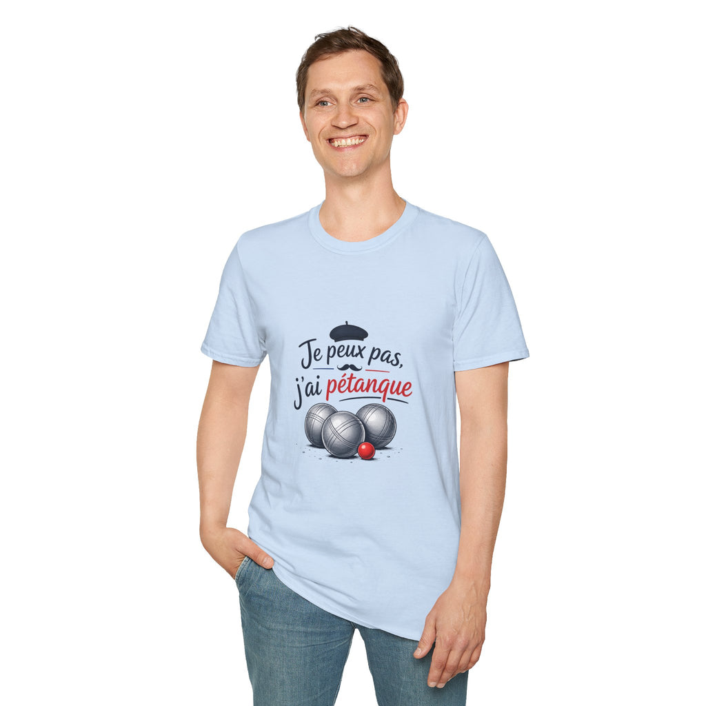 Je peux pas j'ai pétanque T-Shirt | French petanque design, boules graphic