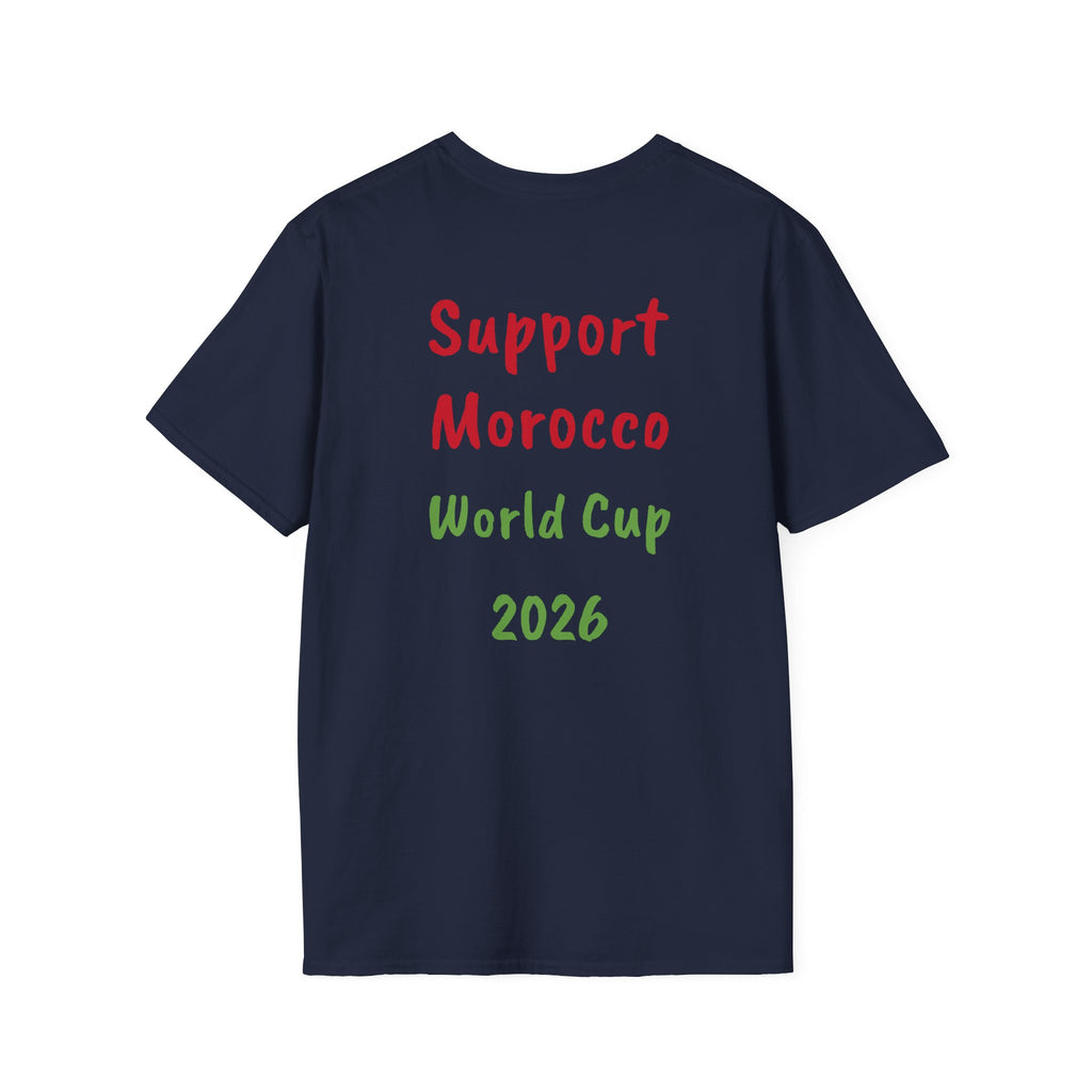 Dima Maghreb Moroccan Flag World Cup 2026 T-Shirt | Support Morocco