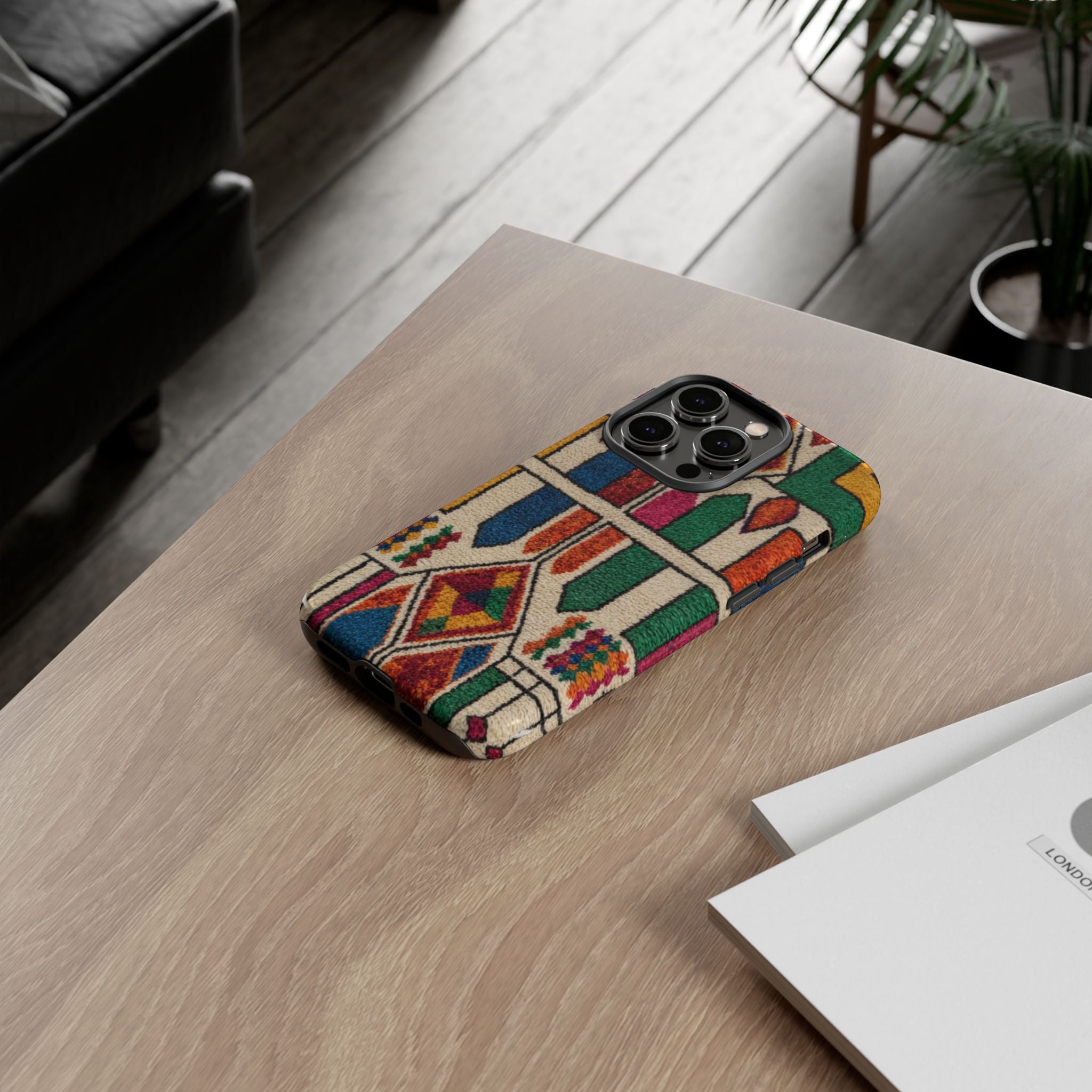 Colorful Moroccan Berber Pattern Phone Case | Tough Cases