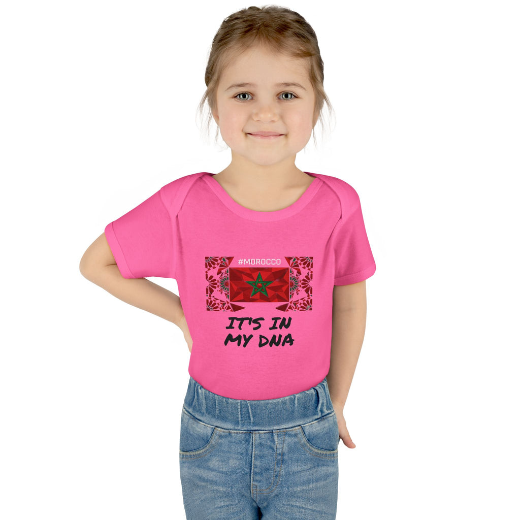 Cute Morocco Flag It's In My DNA Infant Bodysuit | Baby Onesie