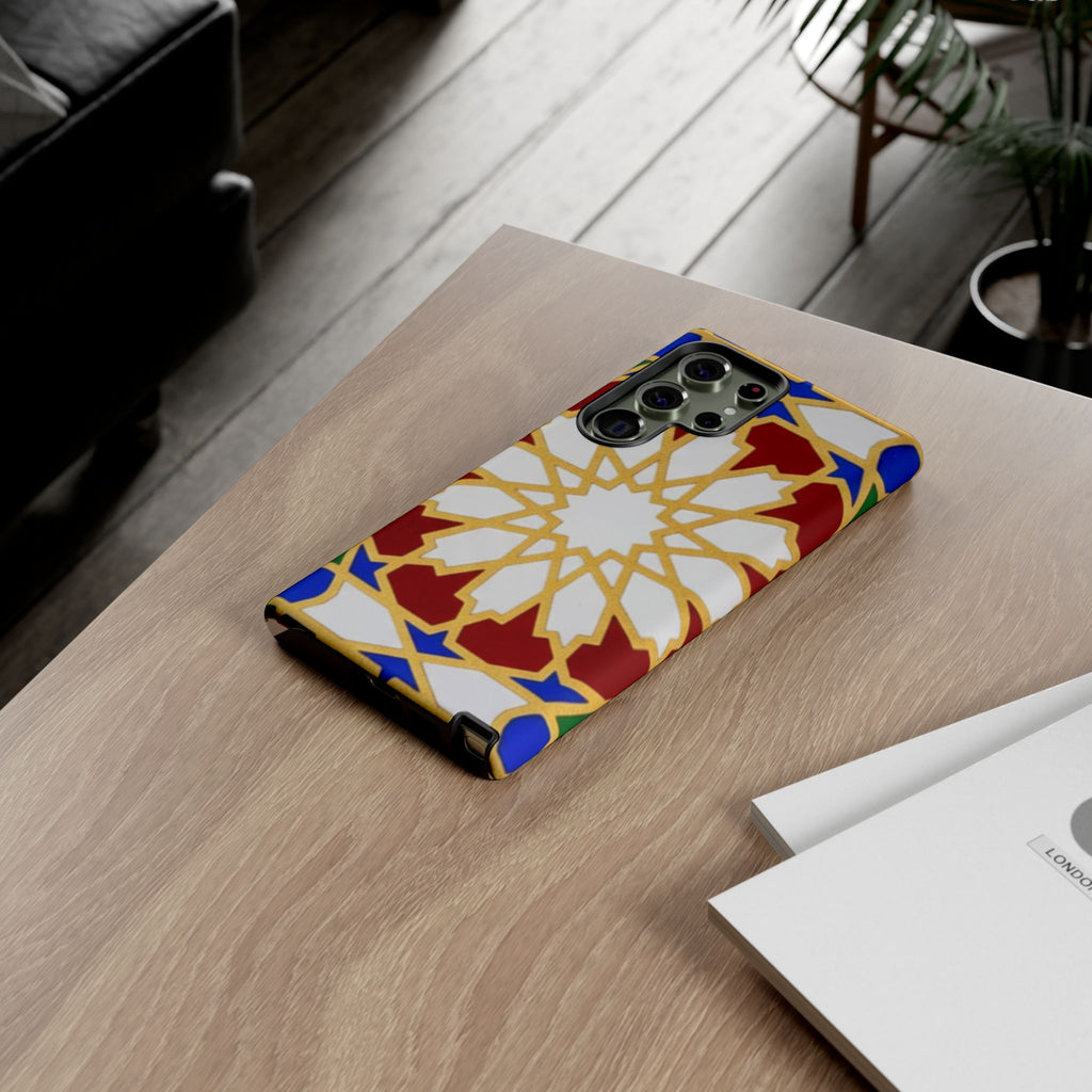 Geometric Moroccan Pattern Tough Case | Colorful Mosaic Phone Cover
