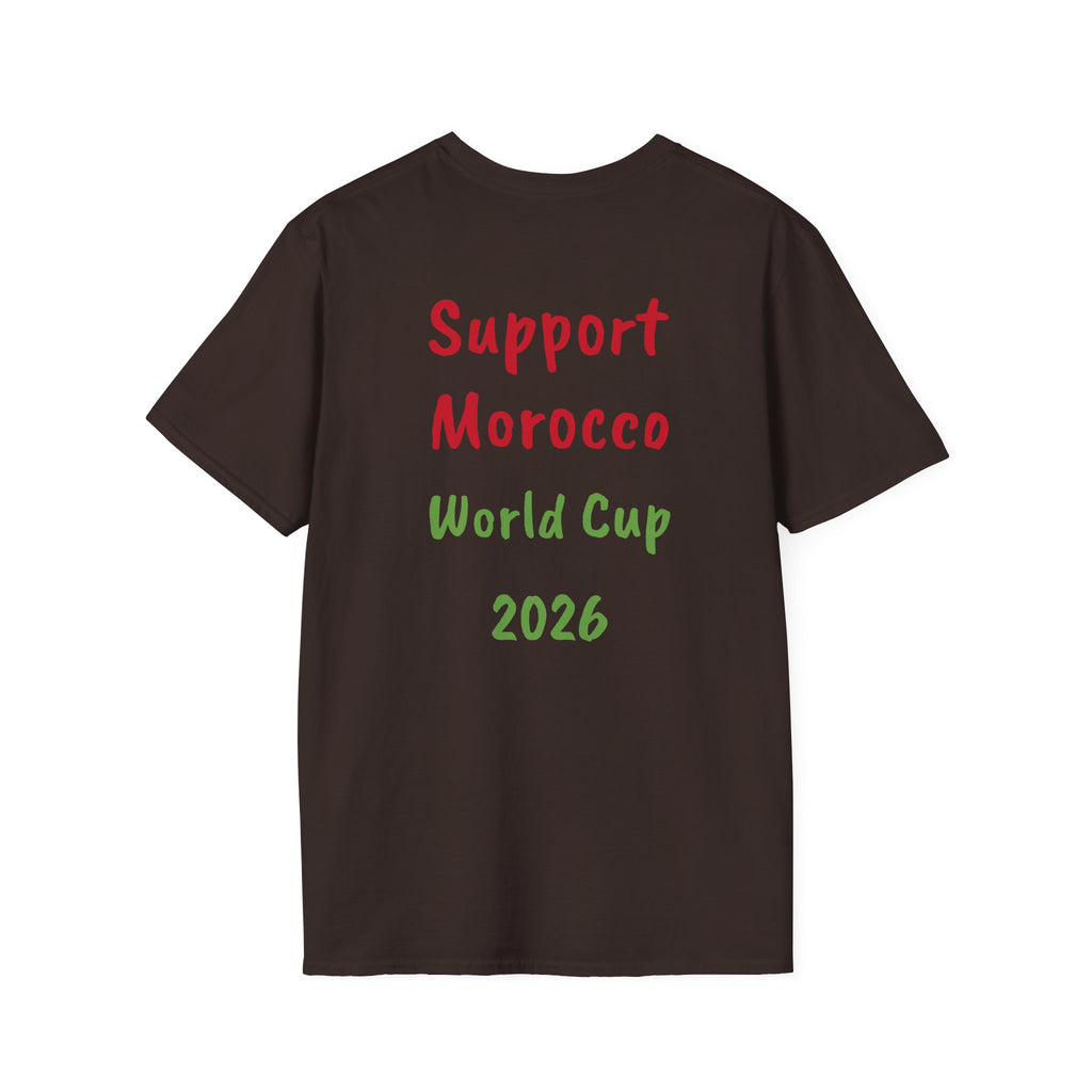 Dima Maghreb Moroccan Flag World Cup 2026 T-Shirt | Support Morocco
