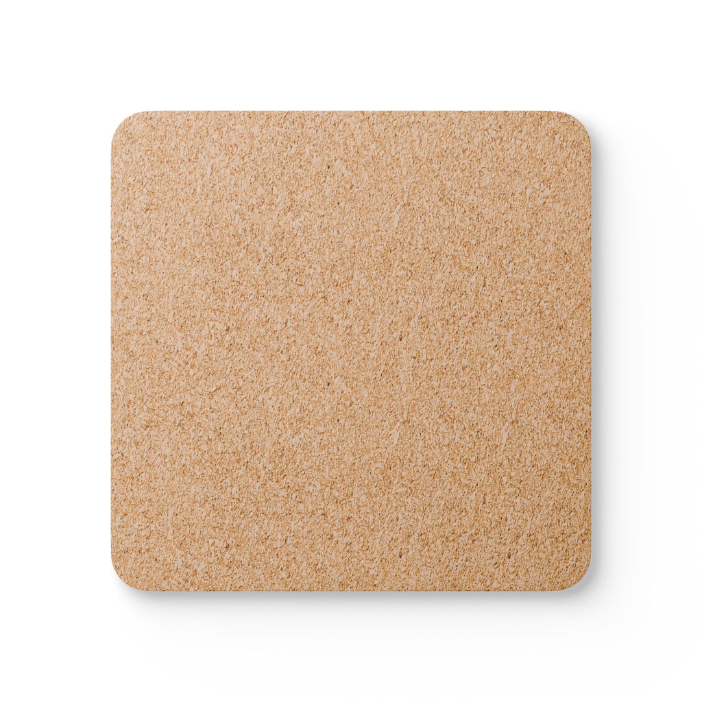 Boho Diamond Pattern Corkwood Coaster Set | Colorful Kilim Tile Coasters
