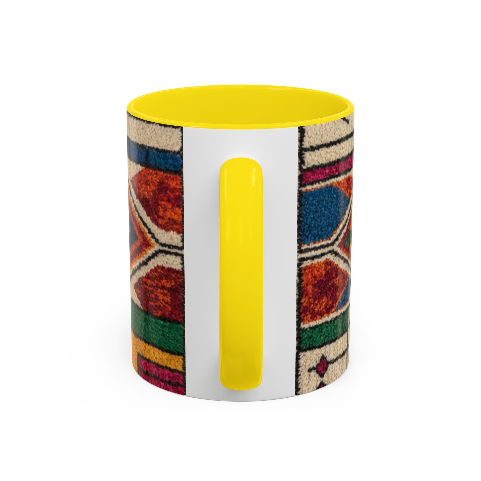 Colorful Geometric Moroccan Pattern Accent Coffee Mug | 11oz or 15oz