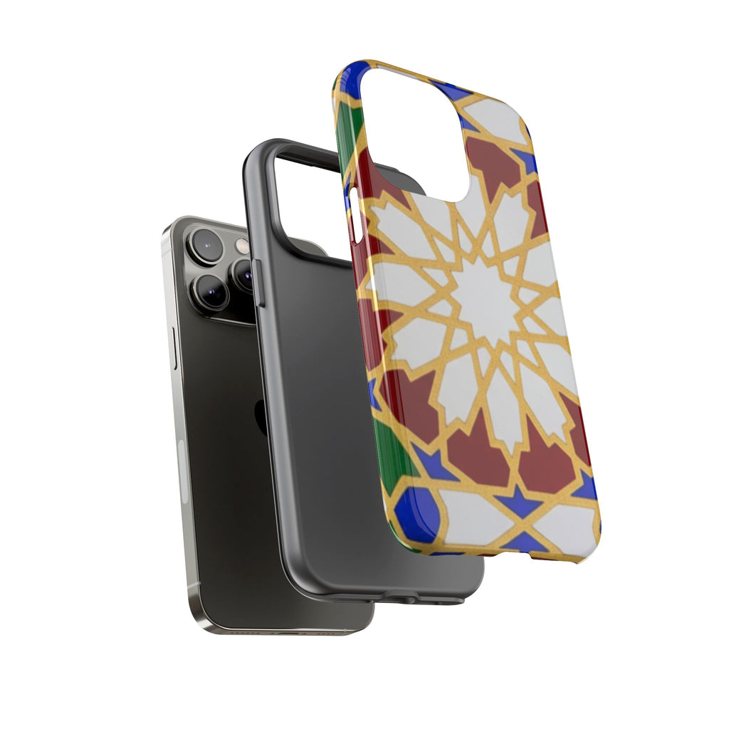 Geometric Moroccan Pattern Tough Case | Colorful Mosaic Phone Cover
