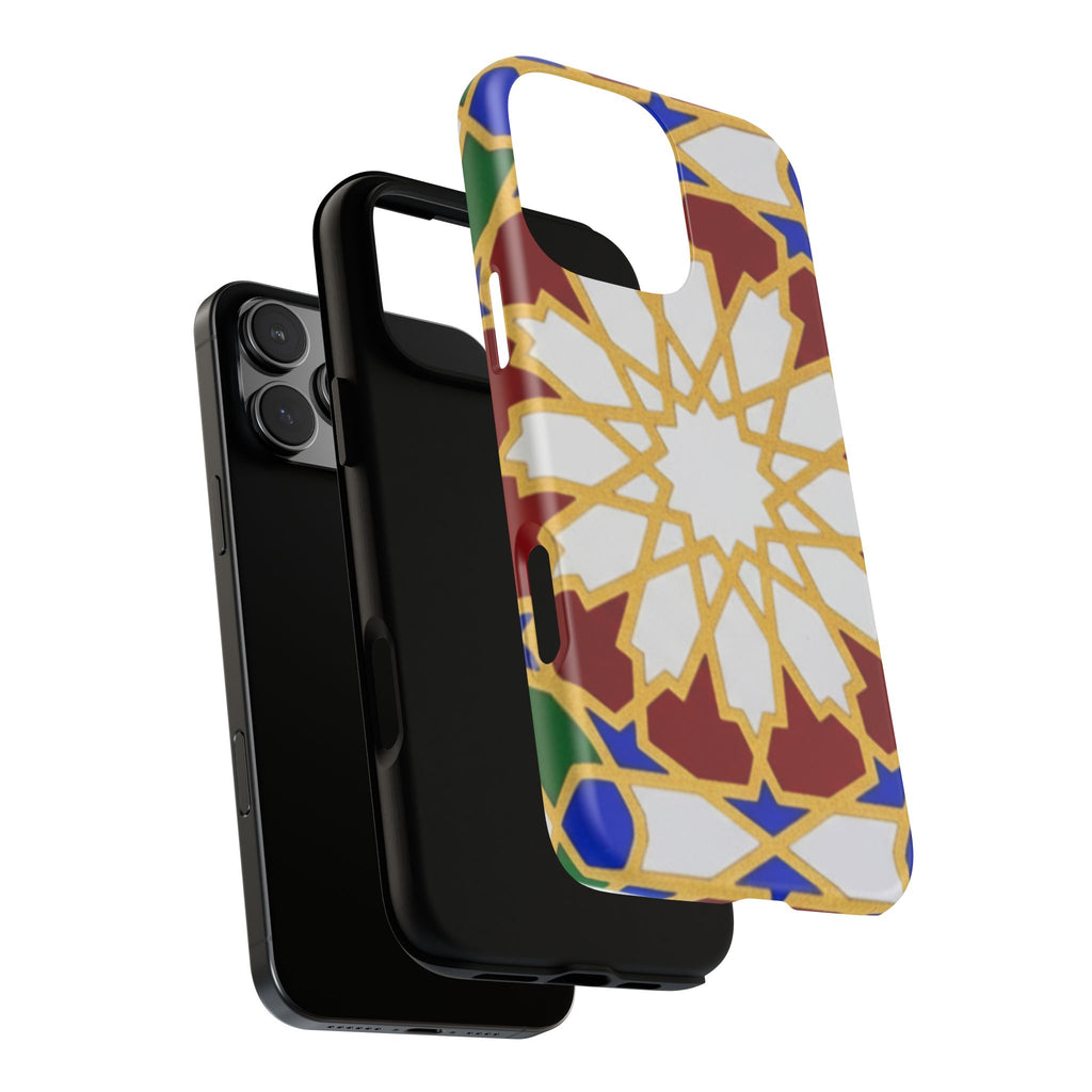 Geometric Moroccan Pattern Tough Case | Colorful Mosaic Phone Cover