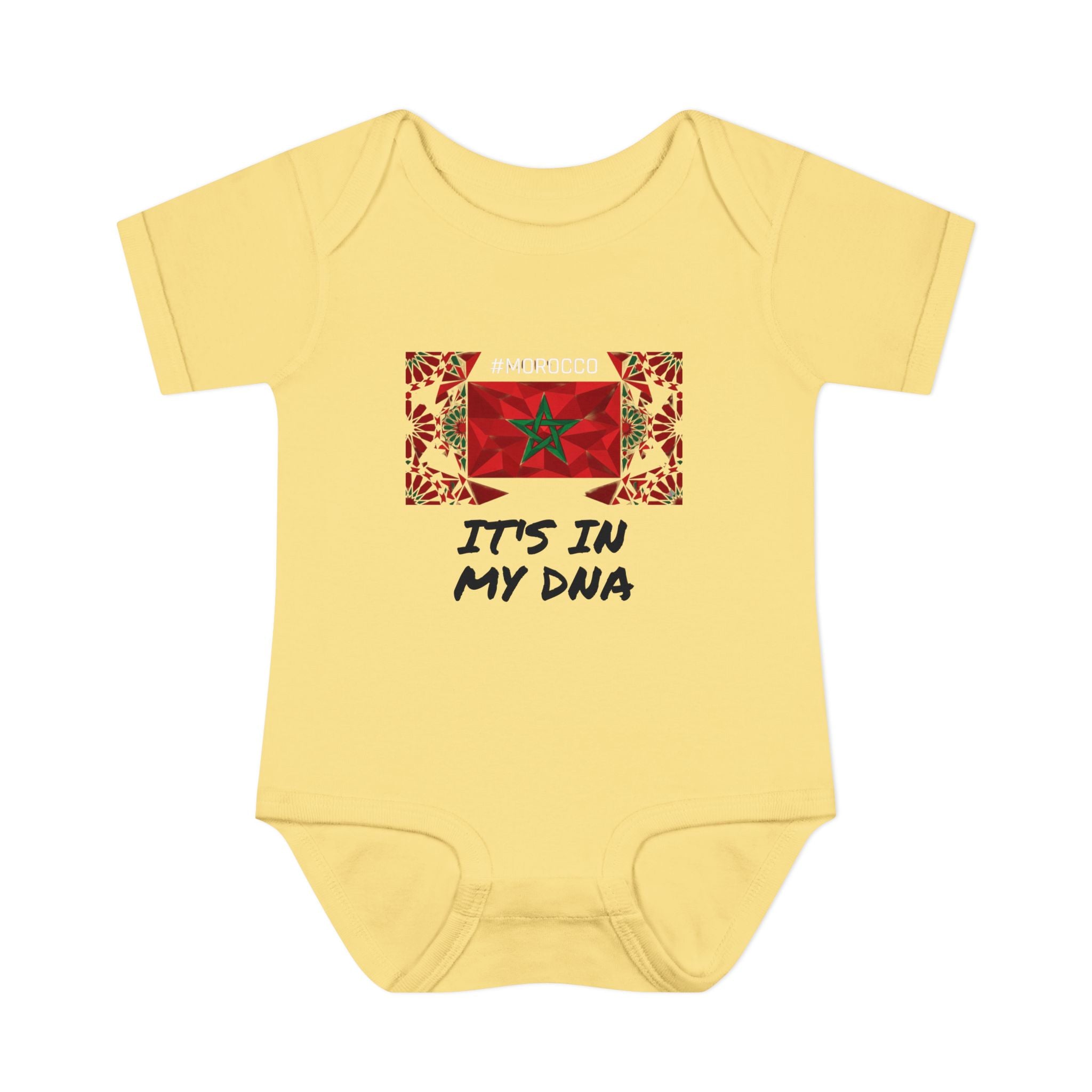 Cute Morocco Flag It's In My DNA Infant Bodysuit | Baby Onesie