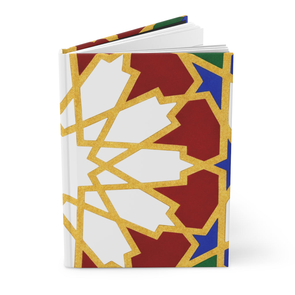Geometric Moroccan Pattern Journal | Hardcover Notebook