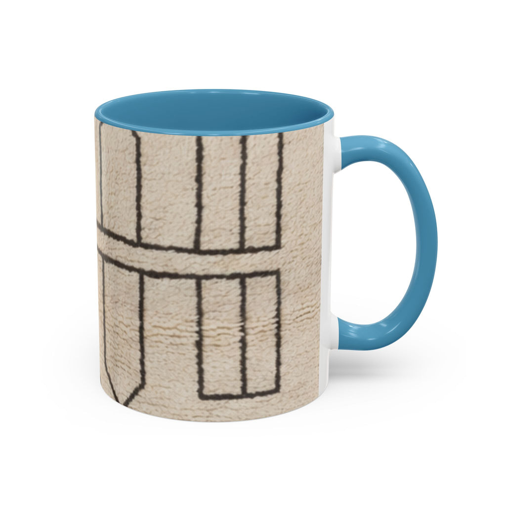 Neutral Geometric Pattern Mug | Accent Coffee Mug 11oz 15oz