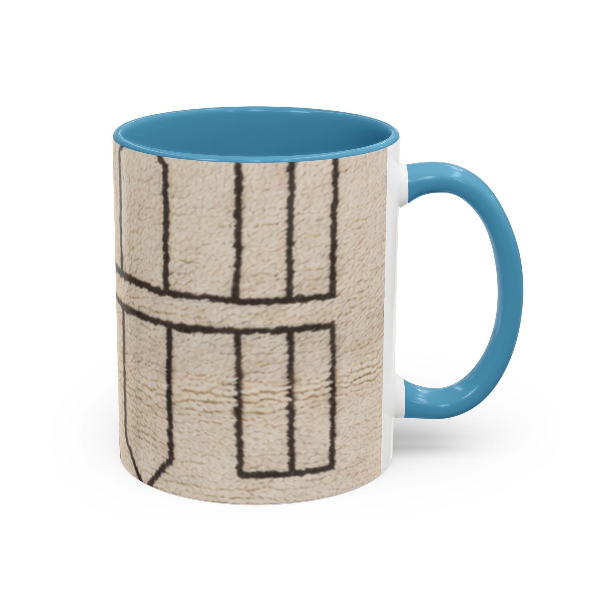 Neutral Geometric Pattern Mug | Accent Coffee Mug 11oz 15oz