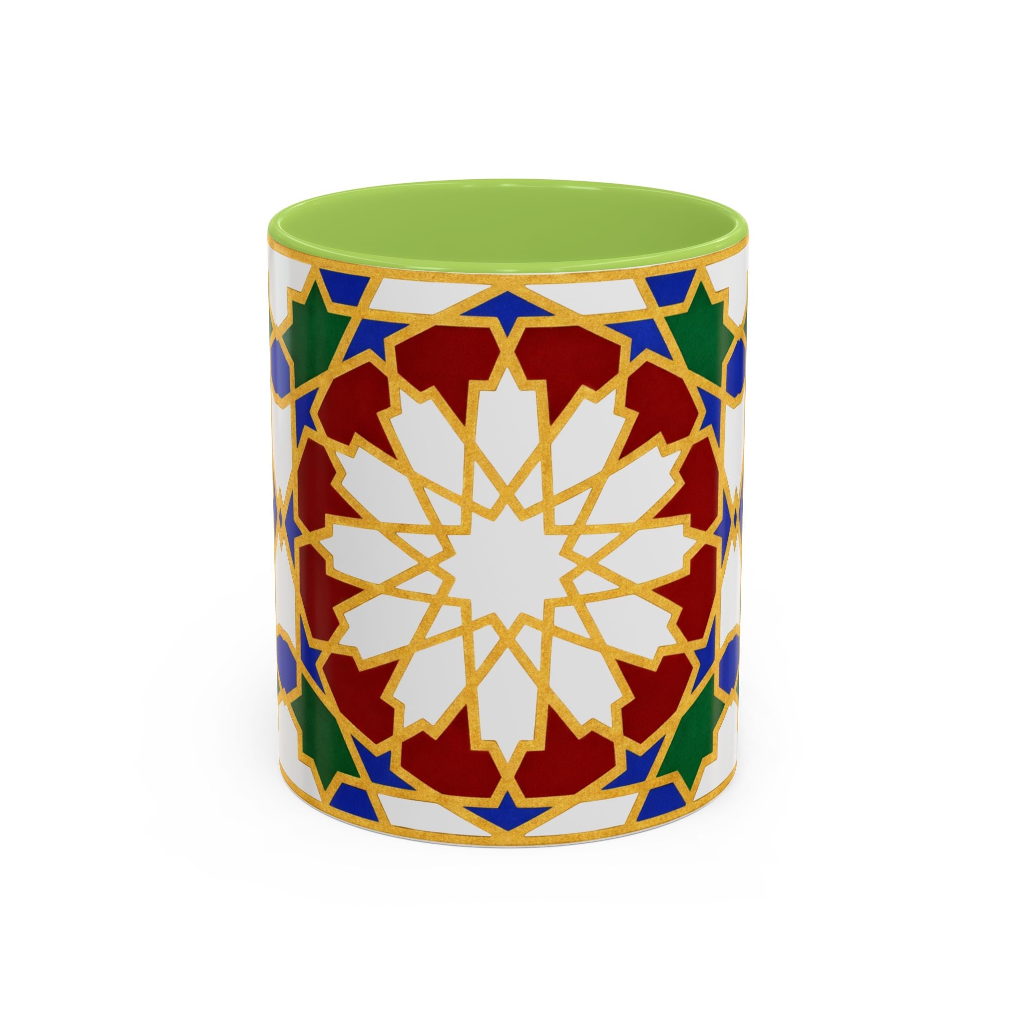 Geometric Moroccan Tile Mug | Accent Coffee Mug