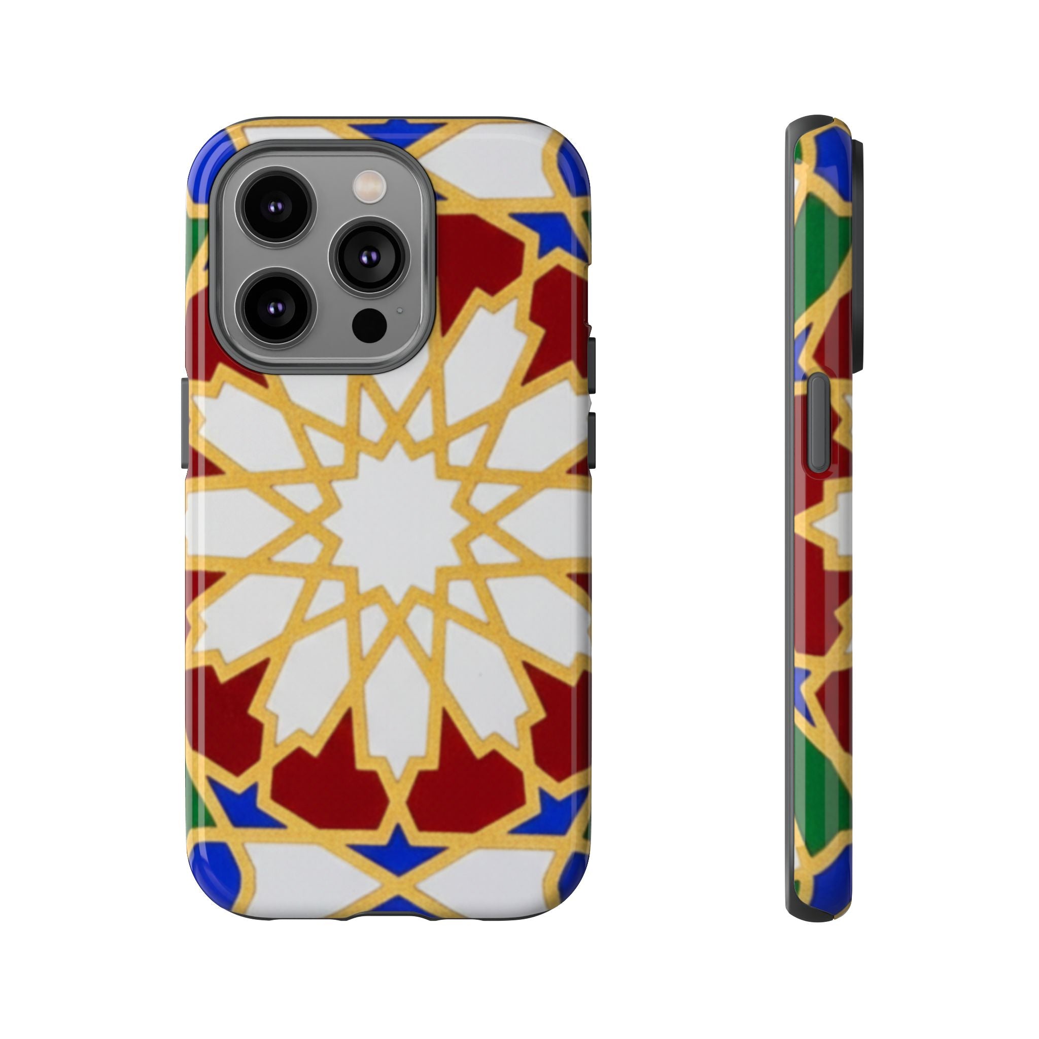 Geometric Moroccan Pattern Tough Case | Colorful Mosaic Phone Cover