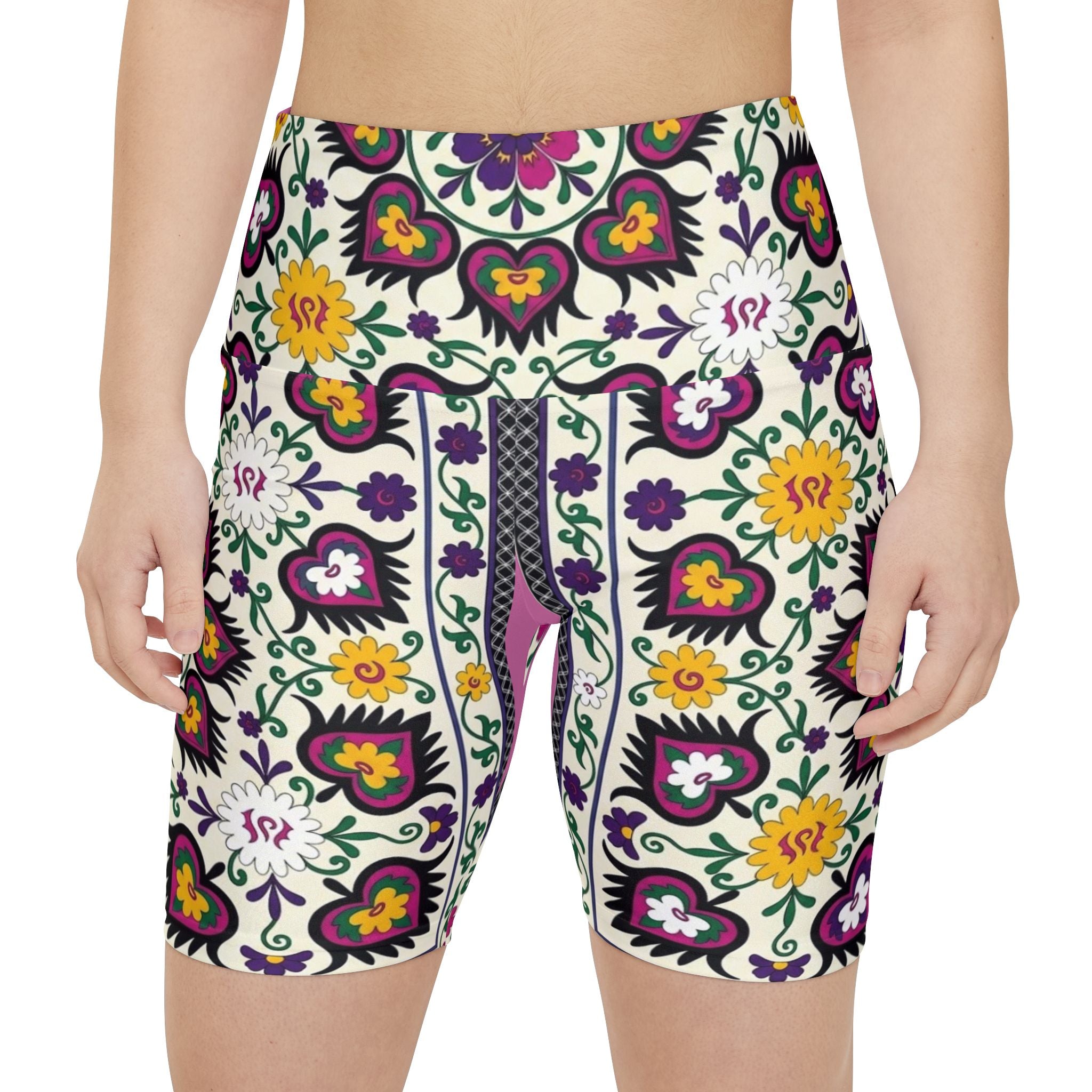 Floral Mandala Shorts | Women's All-Over Print Activewear