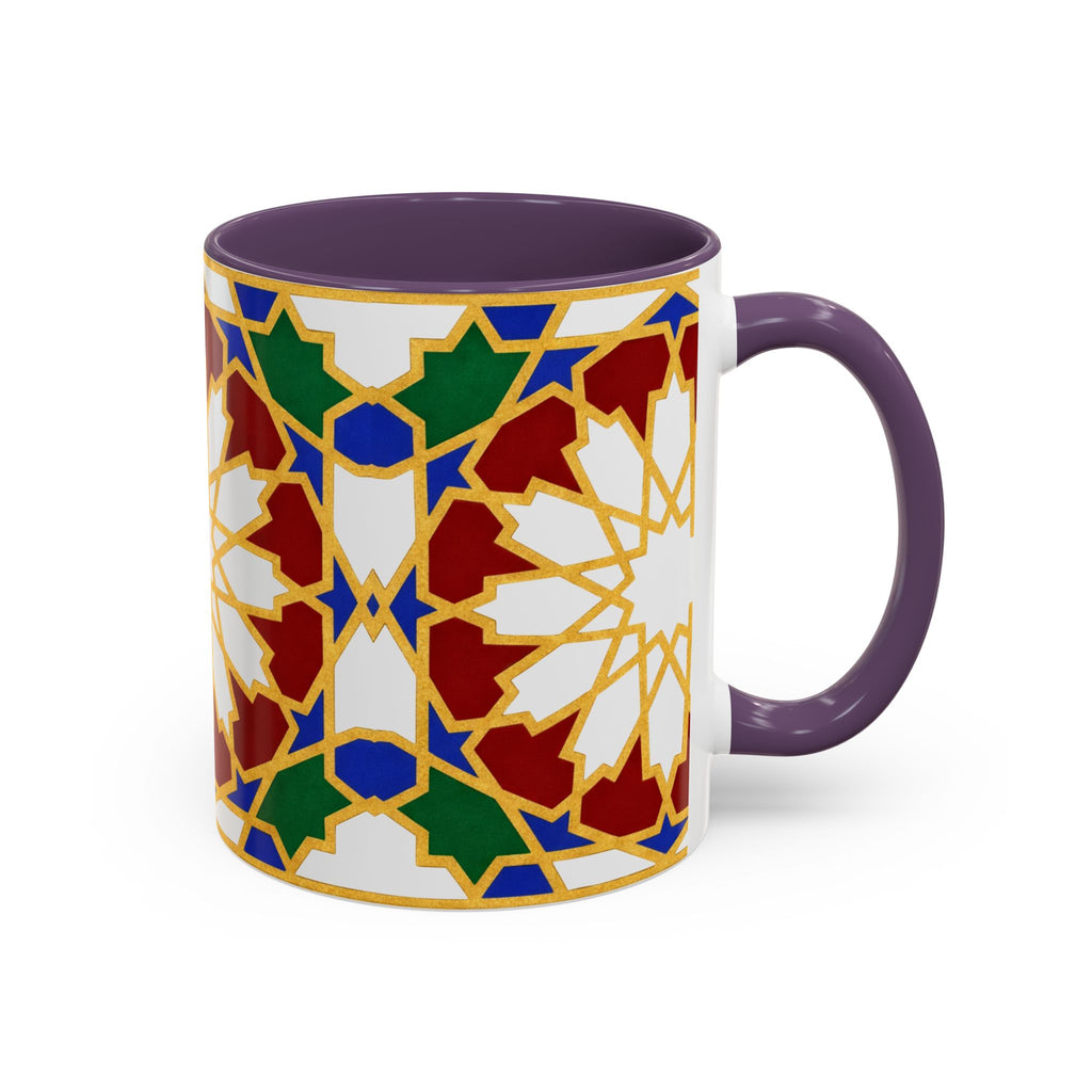Geometric Moroccan Tile Mug | Accent Coffee Mug