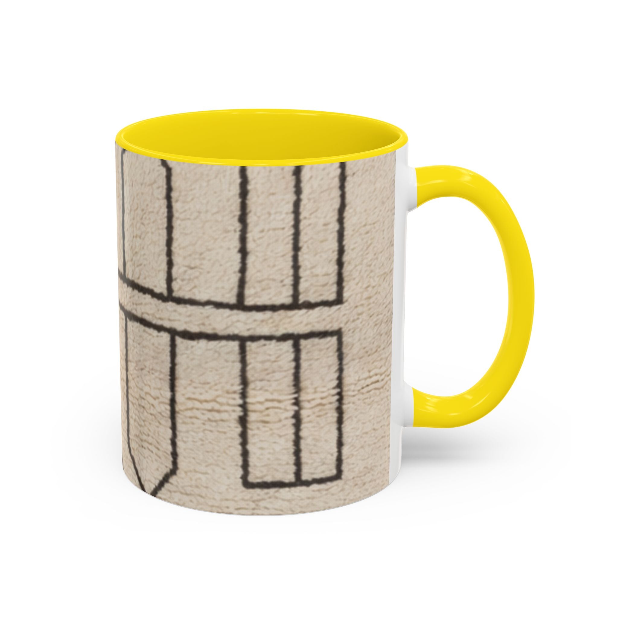 Neutral Geometric Pattern Mug | Accent Coffee Mug 11oz 15oz