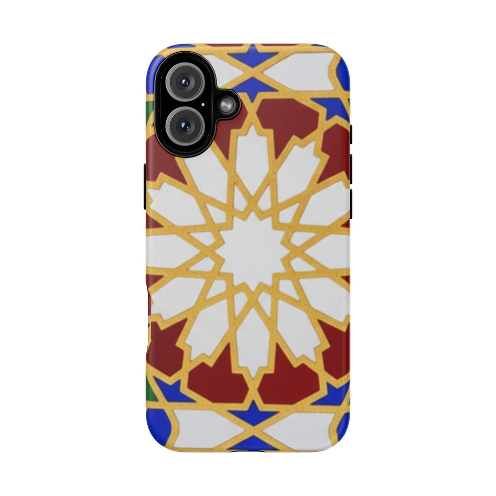Geometric Moroccan Pattern Tough Case | Colorful Mosaic Phone Cover