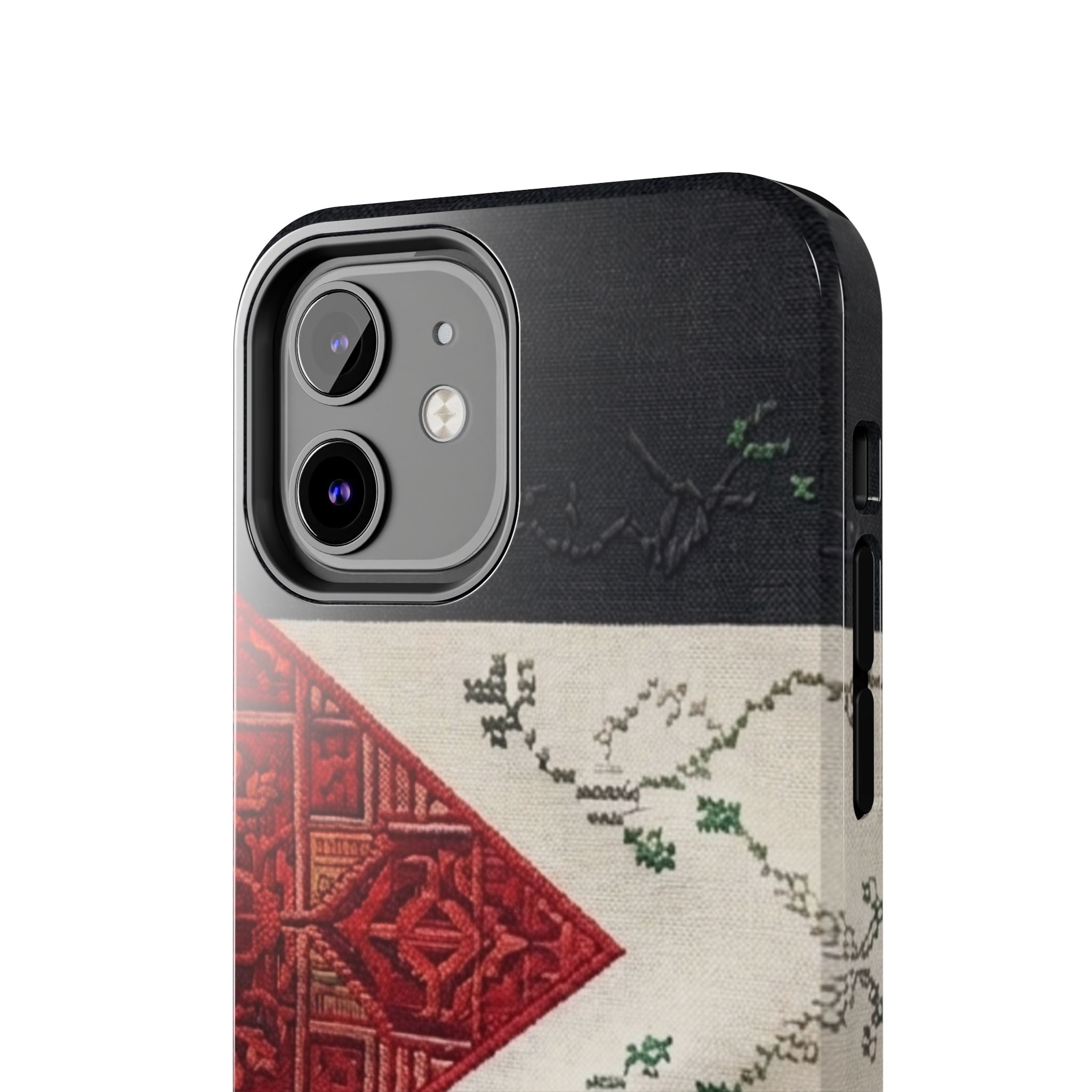 Palestine Flag Pattern Tough Phone Case | Palestine Textile Design