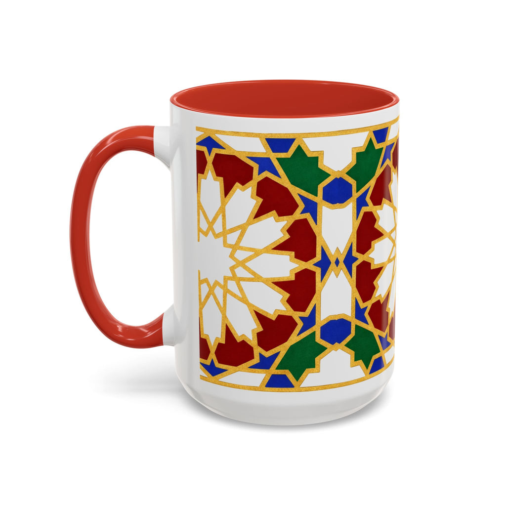 Geometric Moroccan Tile Mug | Accent Coffee Mug